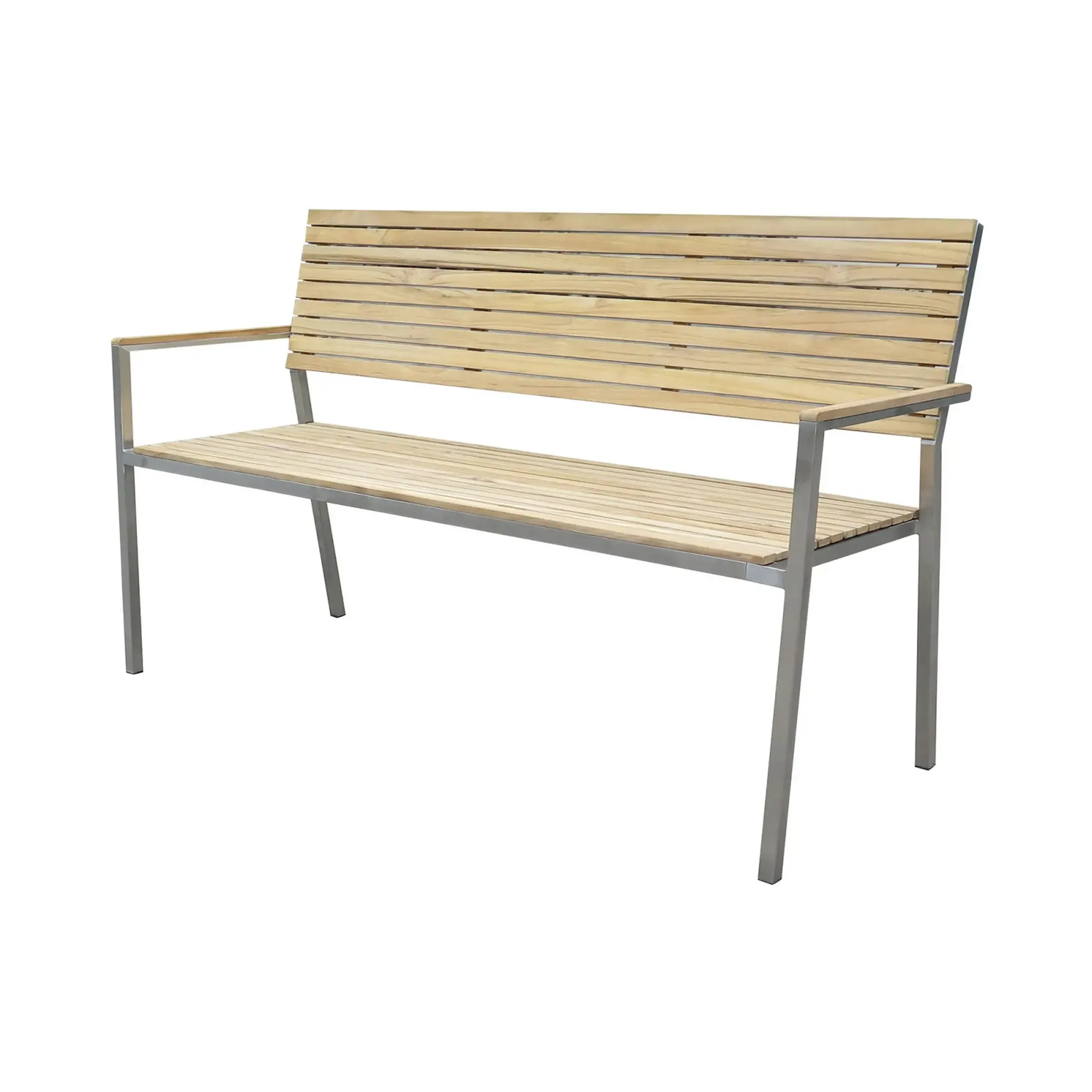 3-Sitzer Bank DENVER - Teak massiv - 150 cm breit