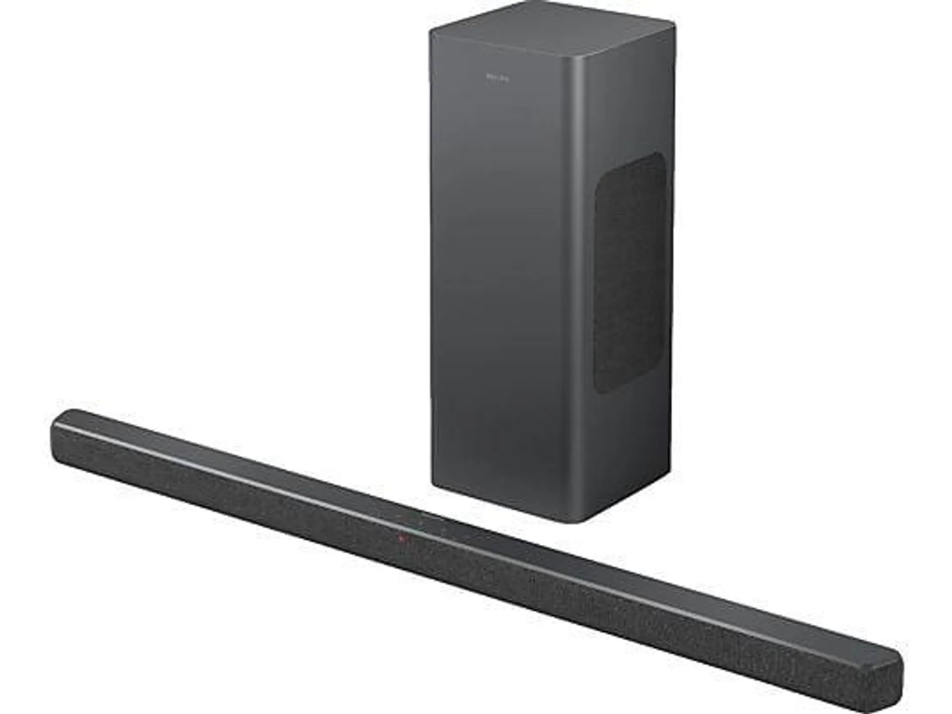 PHILIPS TAB 6309/10, Soundbar mit kabellosem Subwoofer, Dunkelgrau