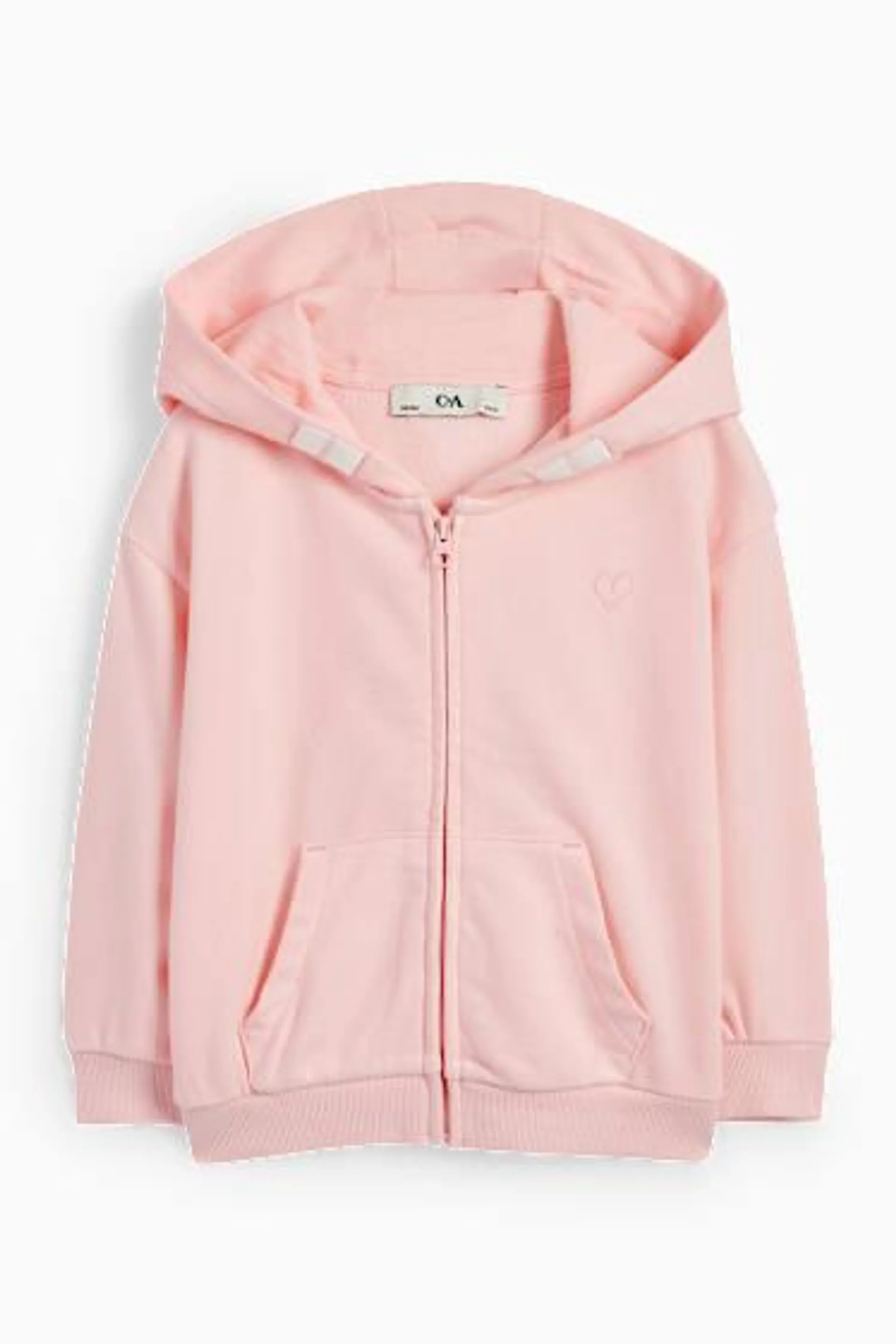 Heart - zip-through hoodie