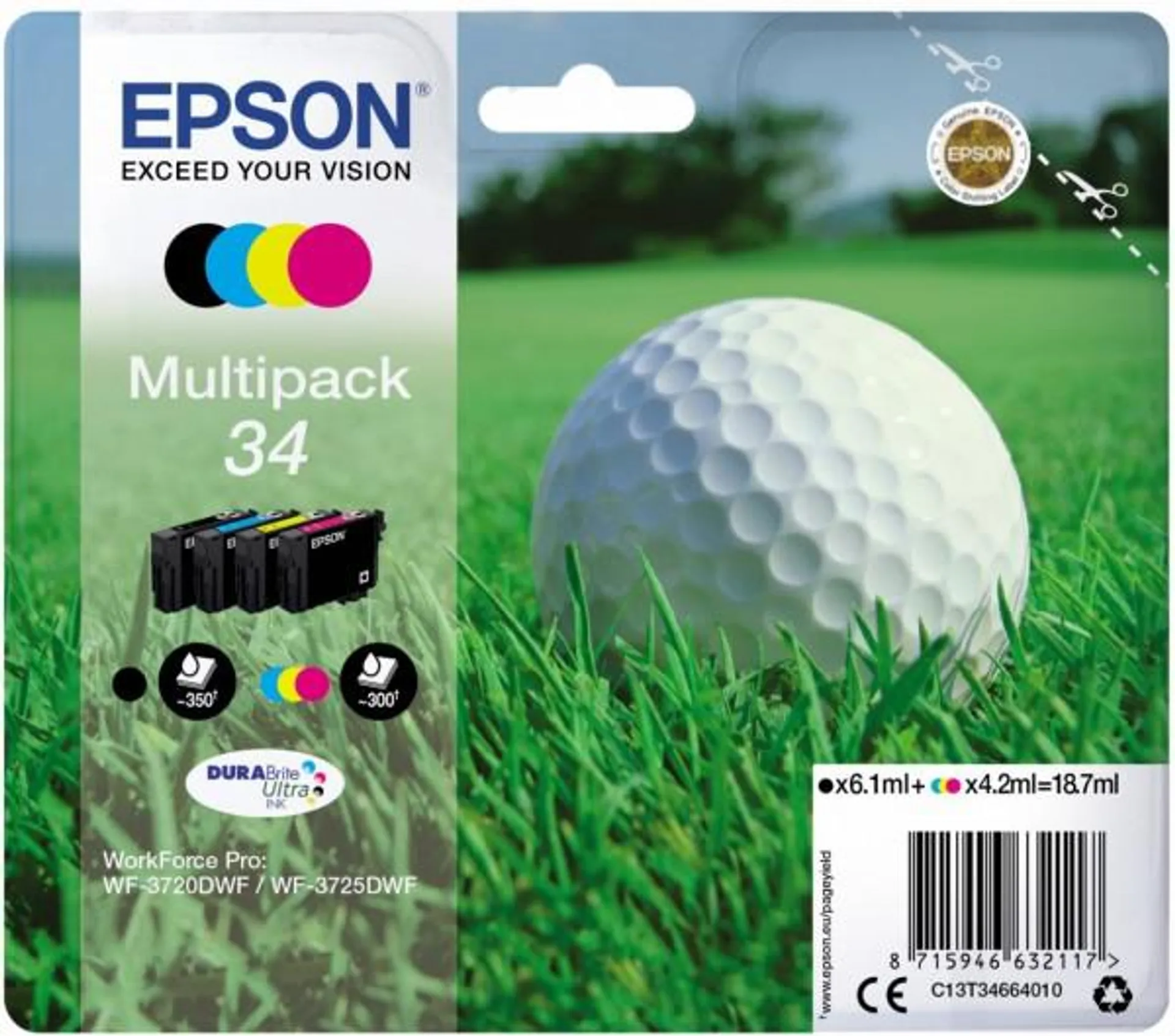 Epson 34 DURABrite Ultra Multipack 4-farbig