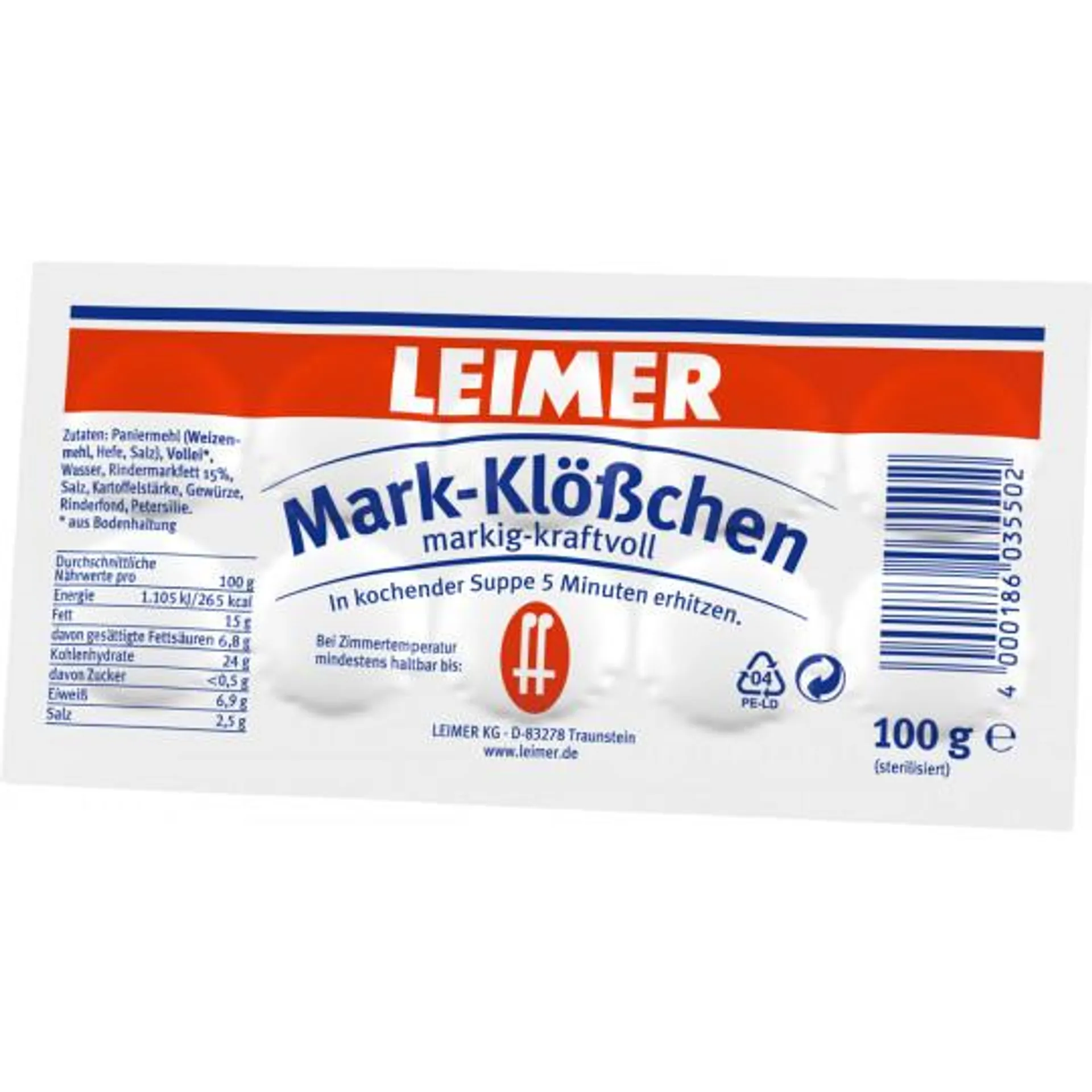 Leimer Markklößchen 100G