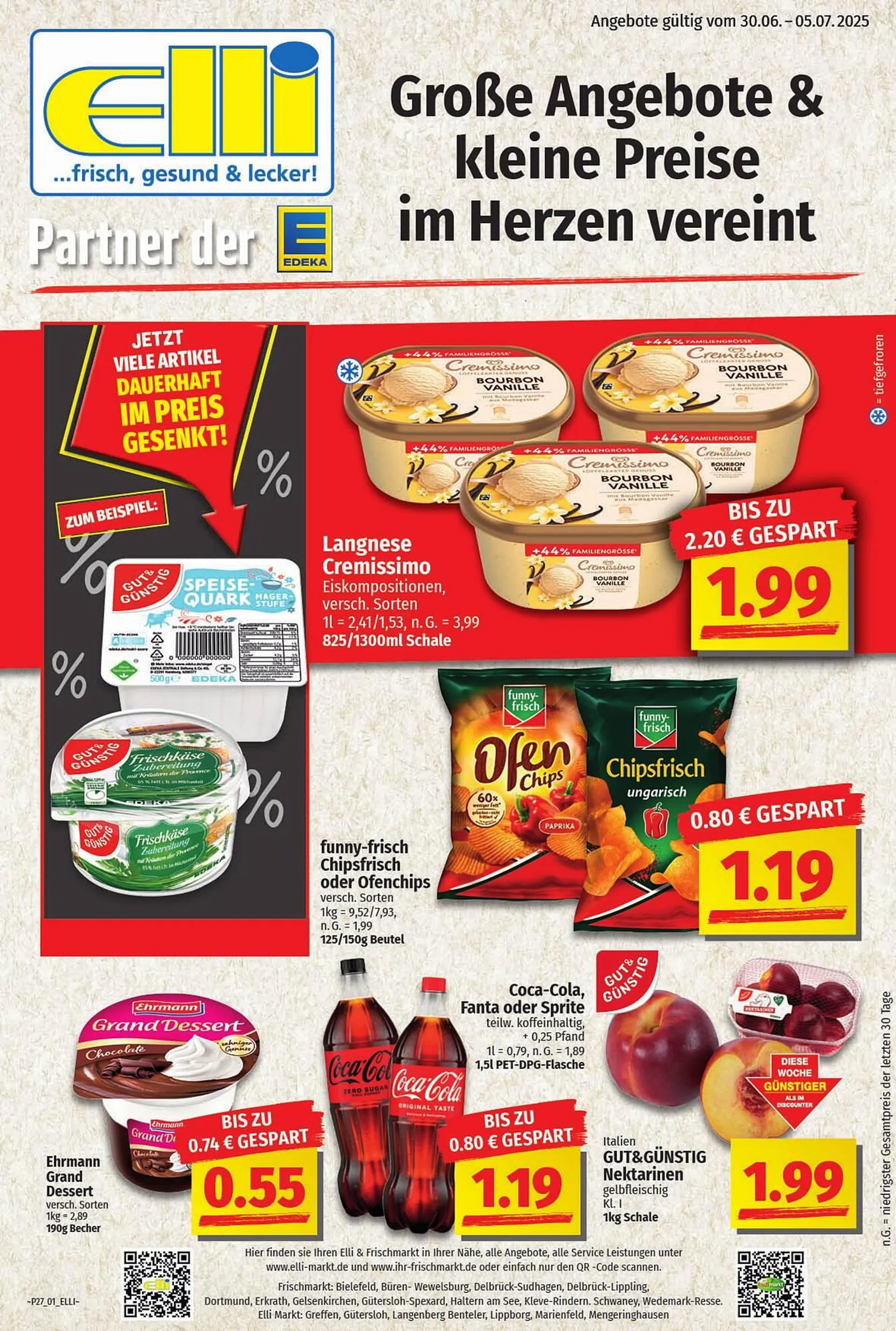Elli Markt Prospekt von 30. Juni bis 5. Juli 2025 - Prospekt seite 1