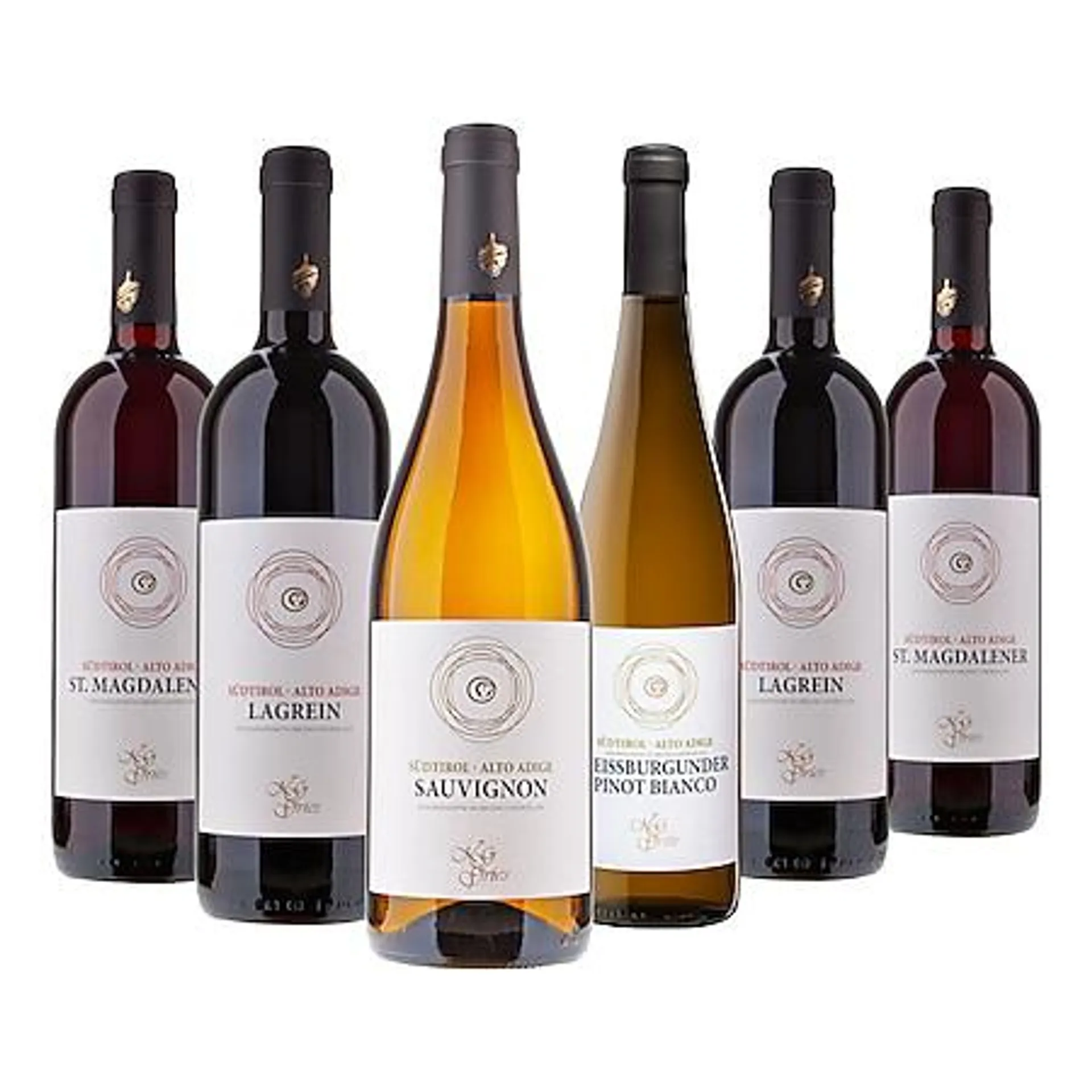 GRIES Weinpaket 6 Flaschen 12,5 - 13,5 % vol je 0,75 Liter