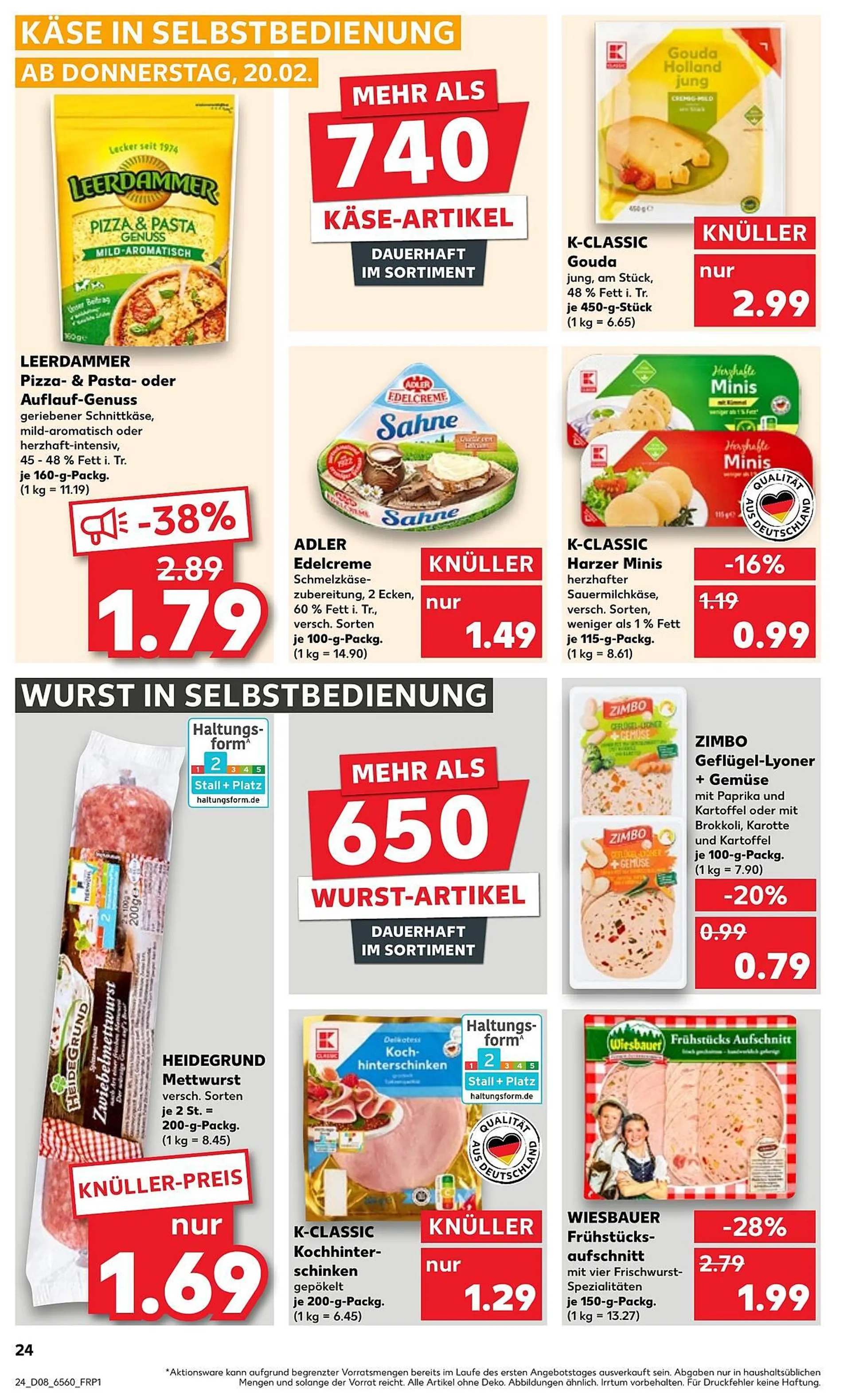 Kaufland Prospekt von 20. Februar bis 26. Februar 2025 - Prospekt seite 24