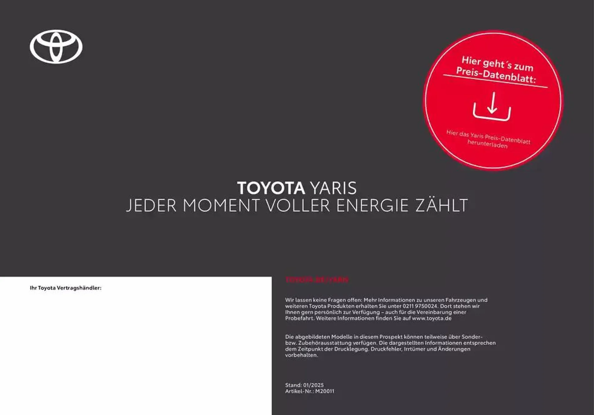 Toyota Yaris von 24. Januar bis 24. Januar 2026 - Prospekt seite 46