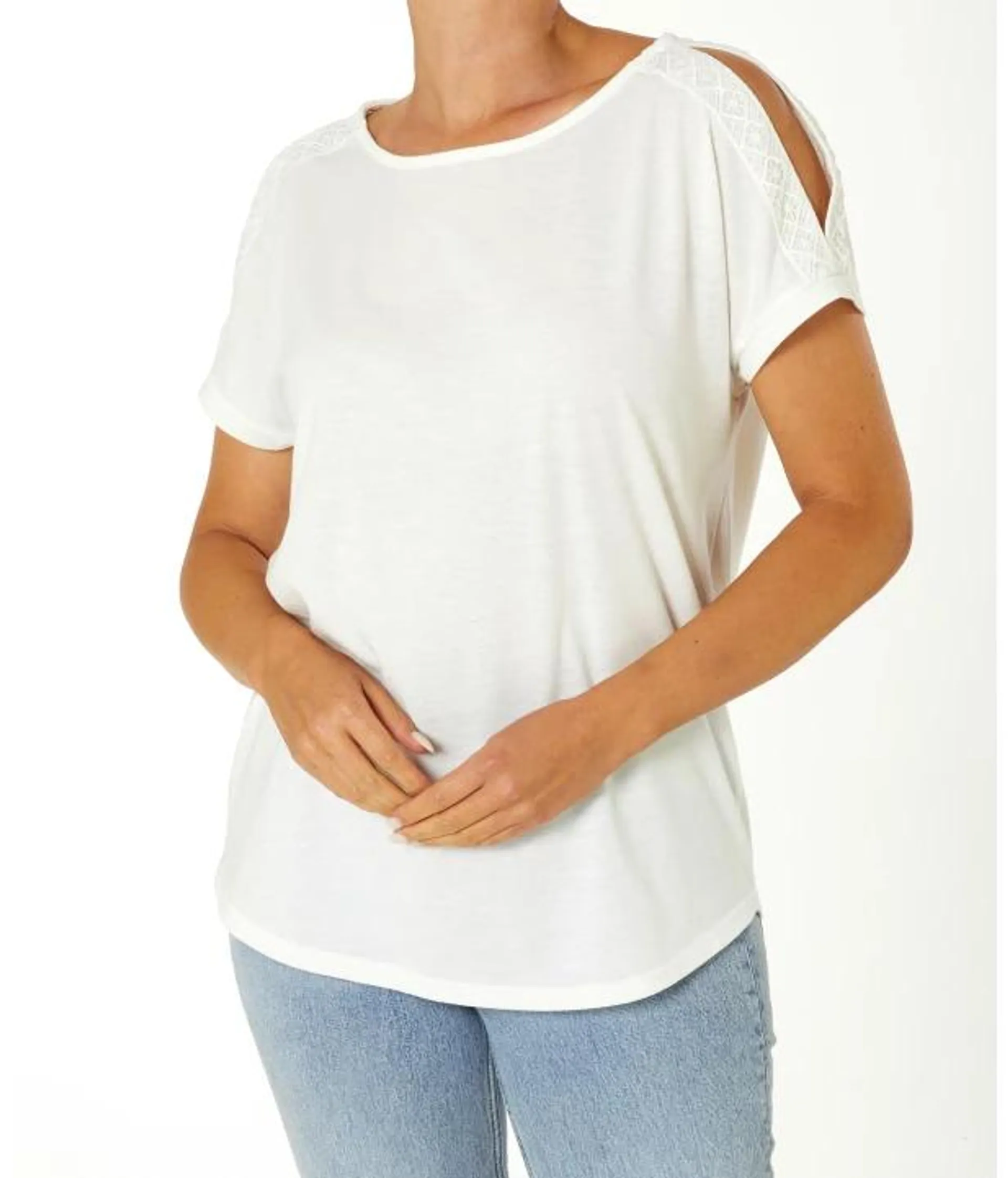 T-Shirt mit Cut-outs