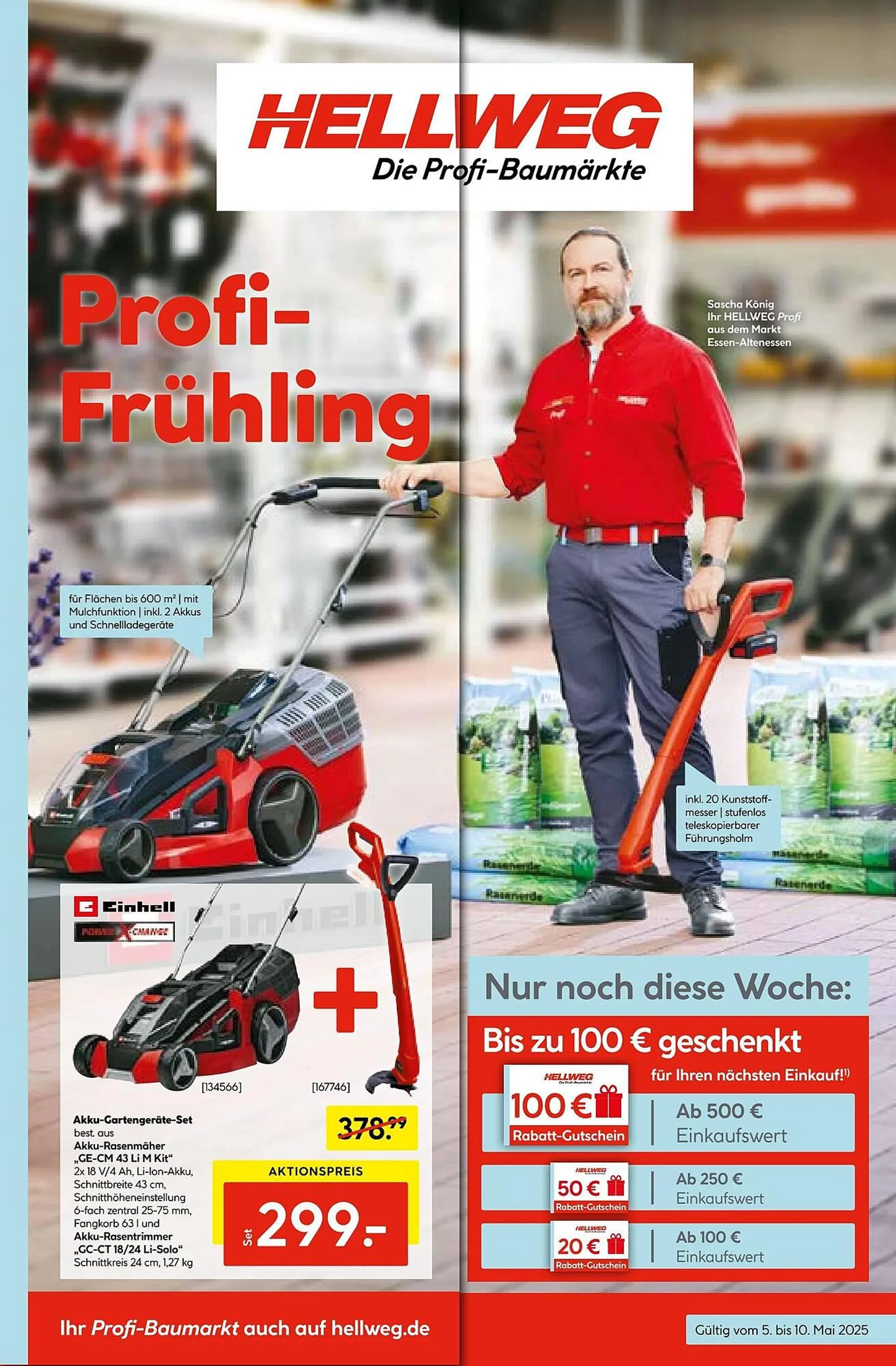 Hellweg Prospekt von 5. Mai bis 11. Mai 2025 - Prospekt seite 1