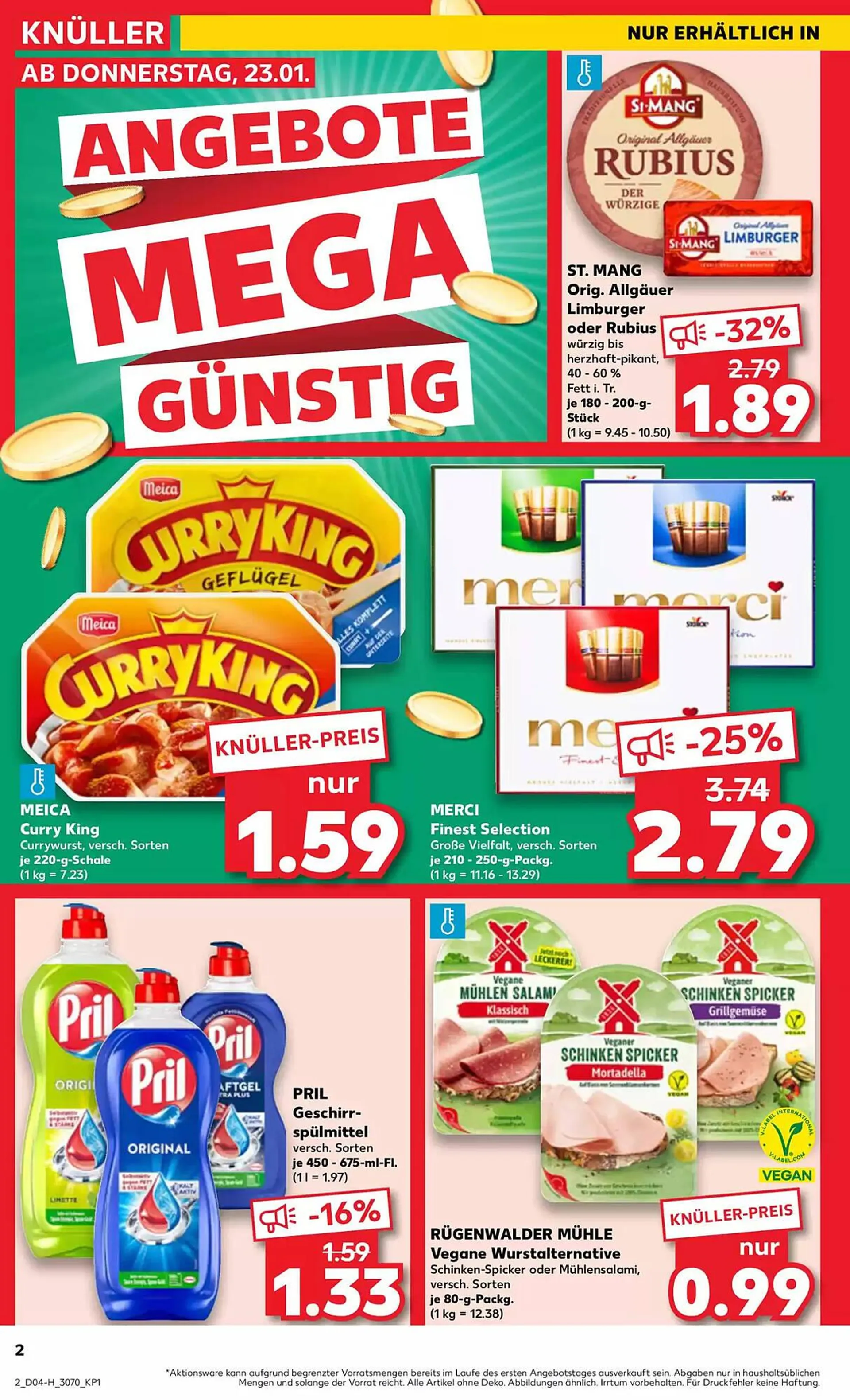 Kaufland Prospekt von 19. Januar bis 29. Januar 2025 - Prospekt seite 2