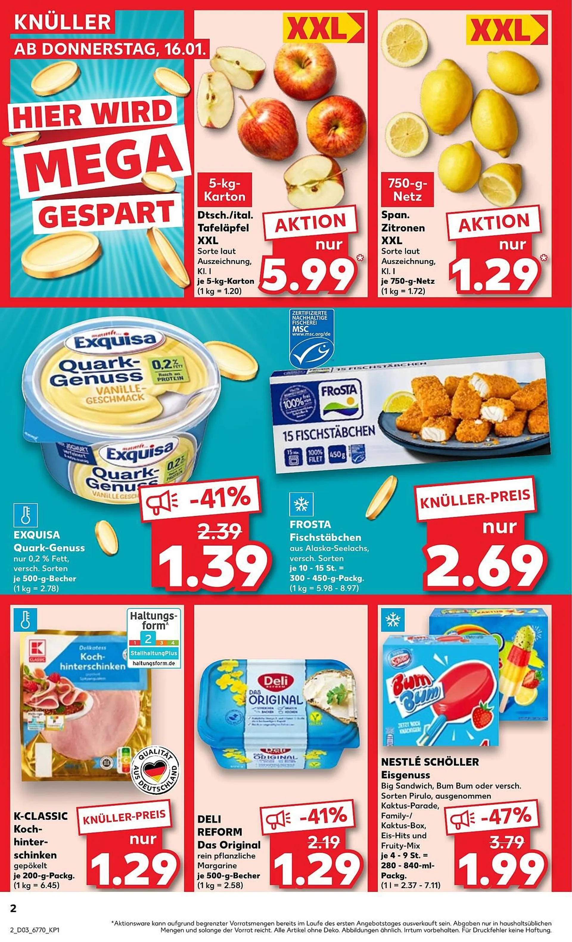 Kaufland Prospekt von 16. Januar bis 22. Januar 2025 - Prospekt seite 2