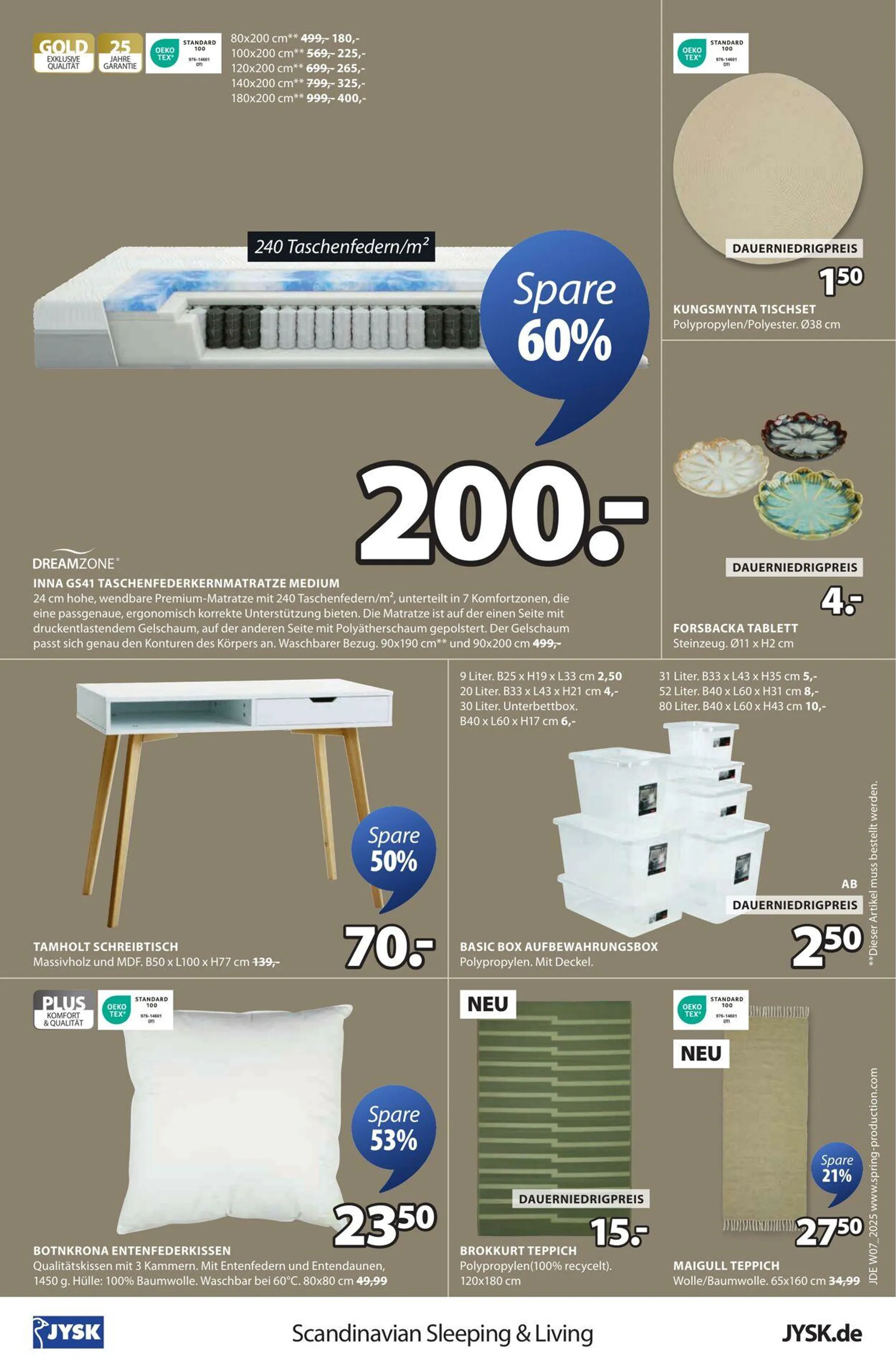 JYSK von 21. Februar bis 29. März 2025 - Prospekt seite 9