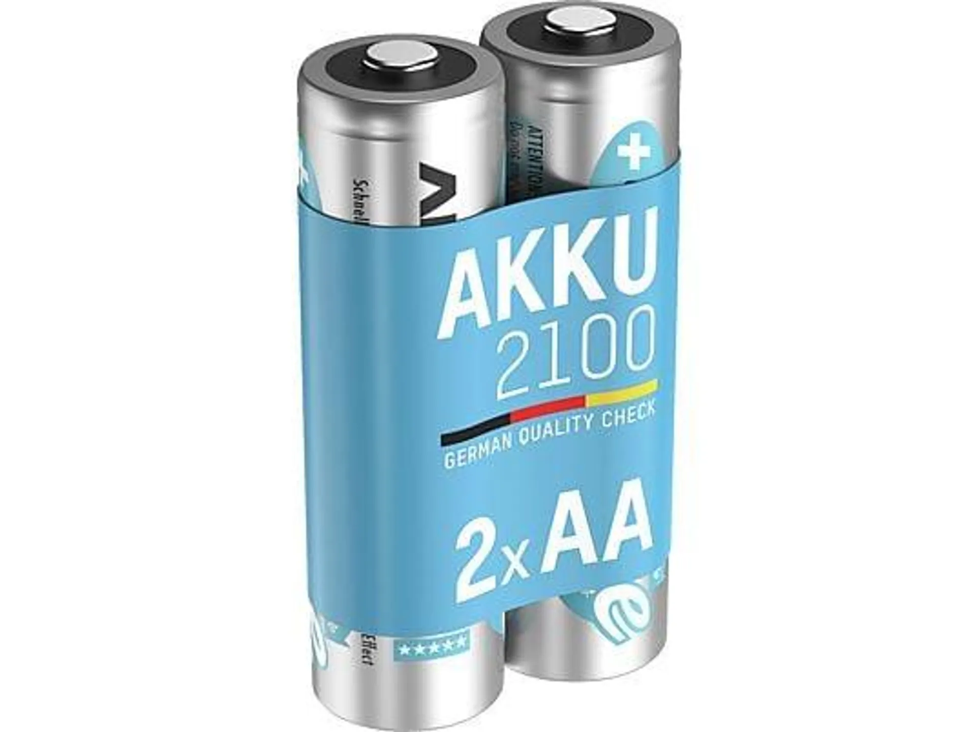 ANSMANN 5030992 AA Mignon Batterie (wiederaufladbar), Ni-MH, 1.2 Volt, 2100 mAh 2 Stück