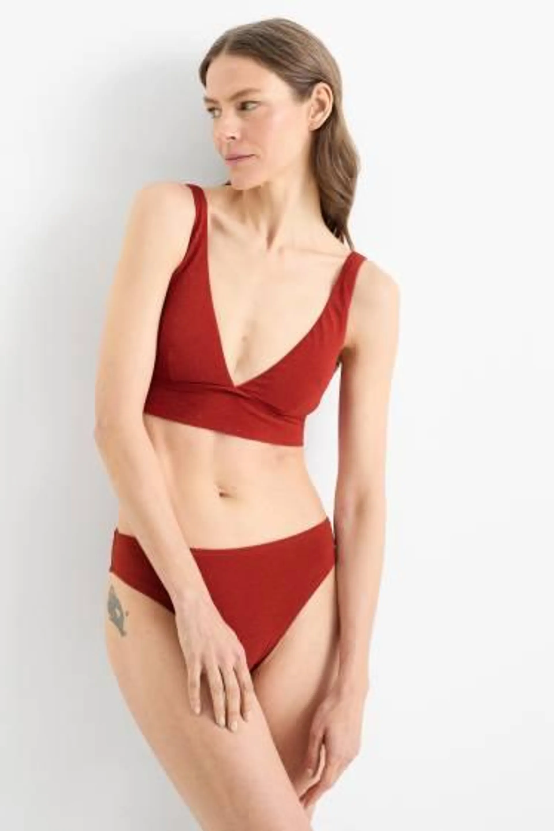 Bikini top - padded - LYCRA® XTRA LIFE™ - textured
