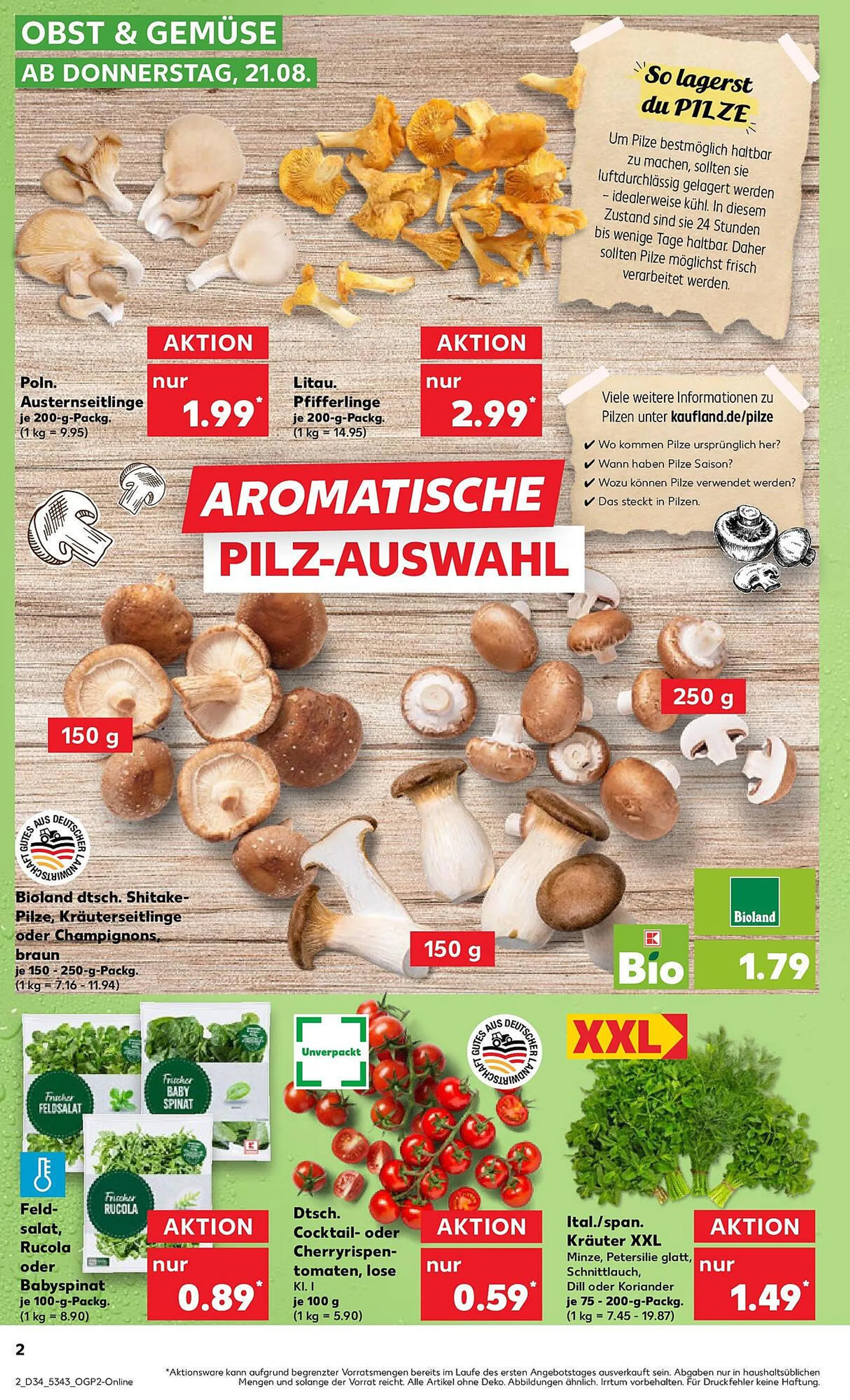Kaufland Prospekt von 21. August bis 27. August 2025 - Prospekt seite 2