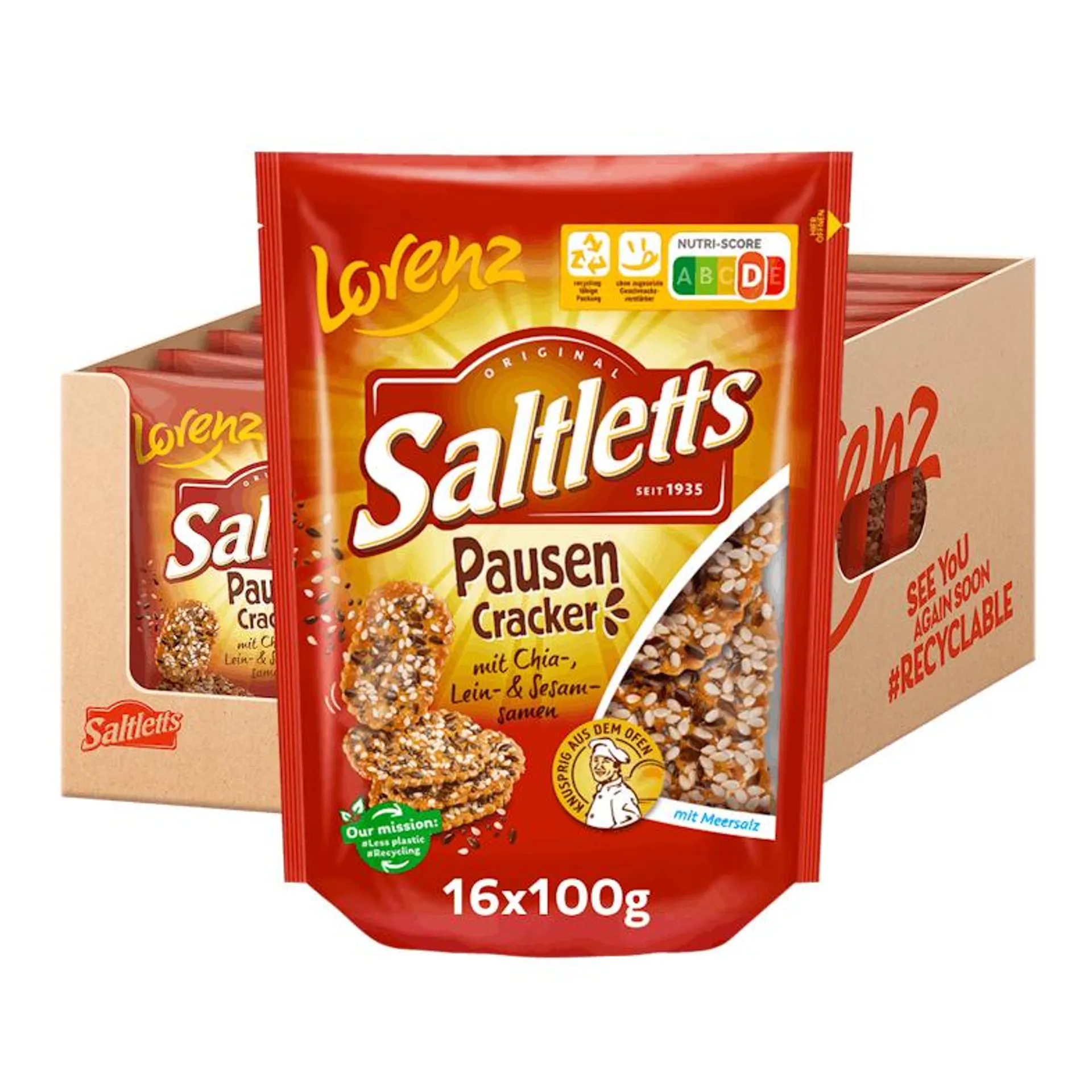 Lorenz Saltletts PausenCracker 16 x 100g (1600g)