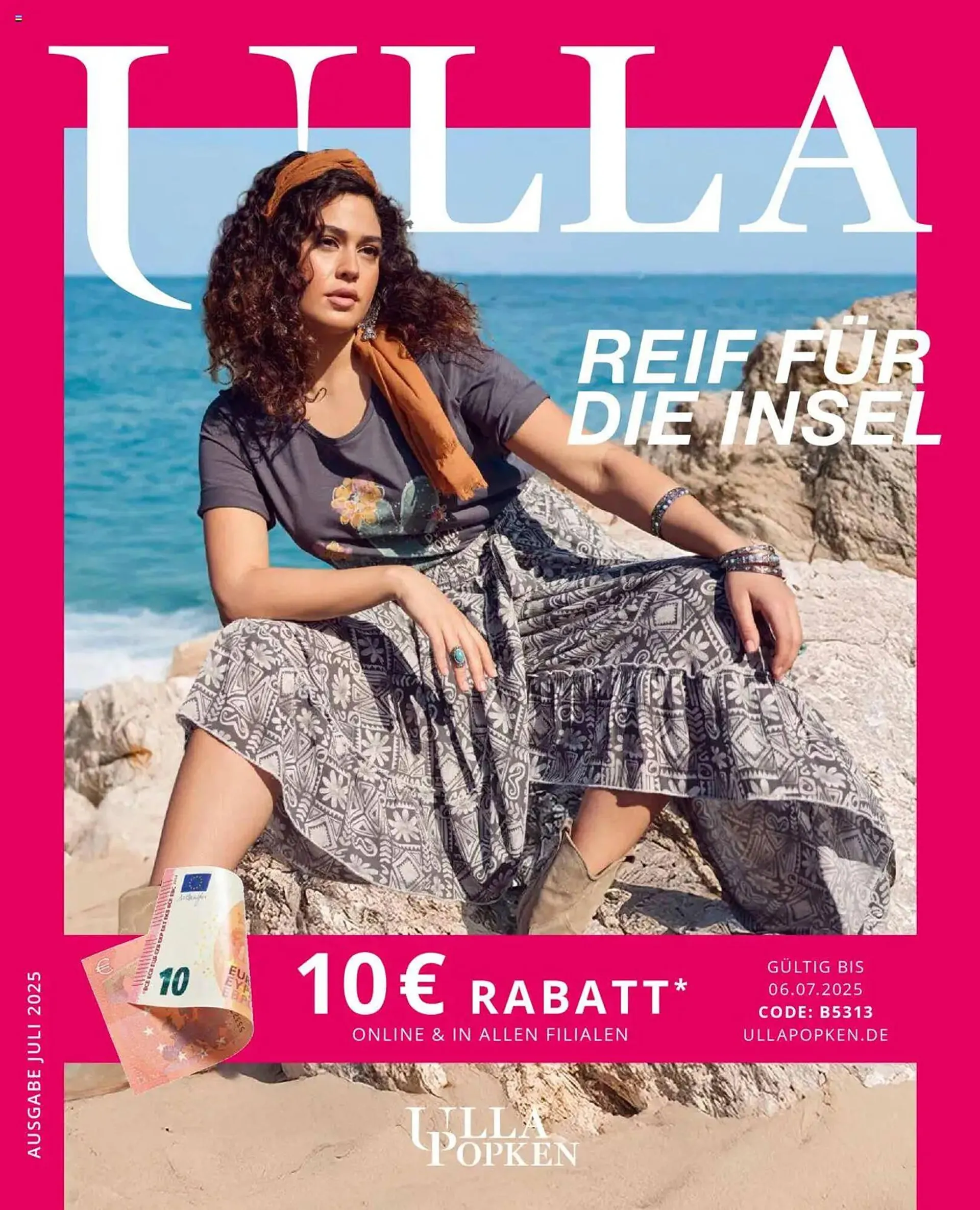 Ulla Popken Prospekt von 1. Juli bis 31. Juli 2025 - Prospekt seite 1