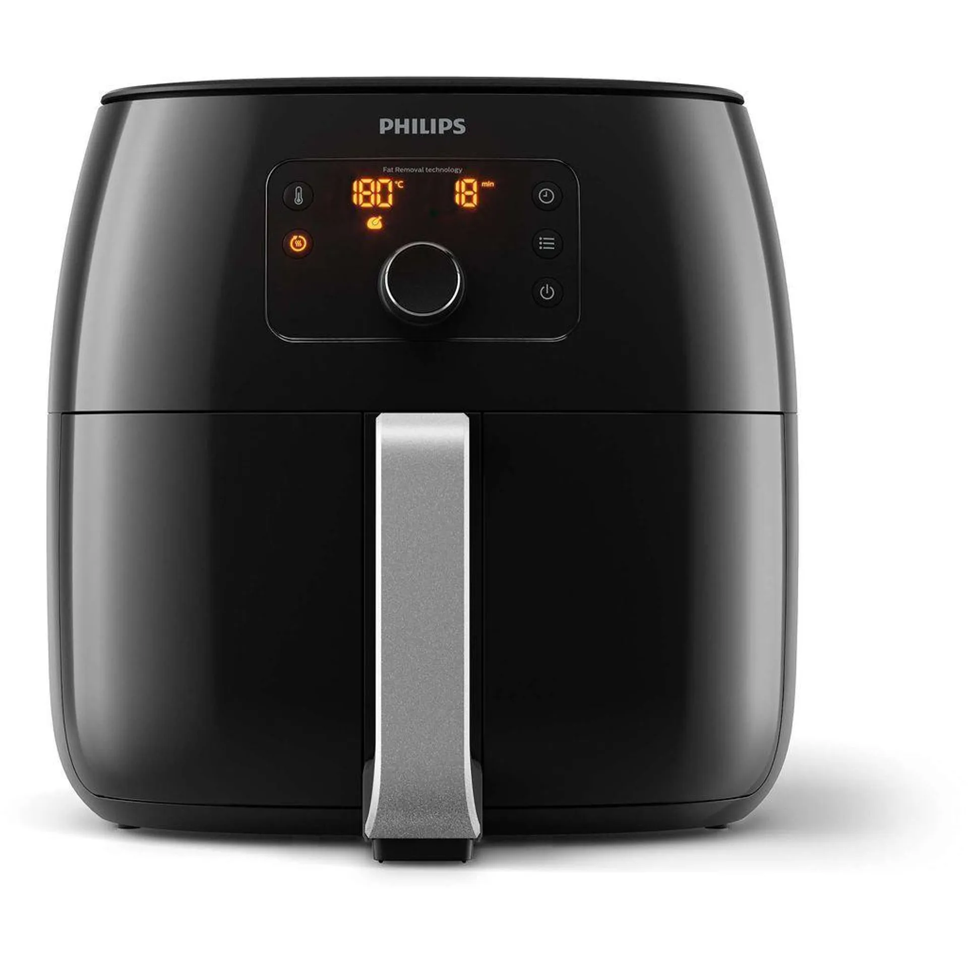 Philips Airfryer XXL Premium Heißluftfriteuse, 1.4 kg, LCD Display, Warmhaltefunktion, Schwarz (HD9650/90)