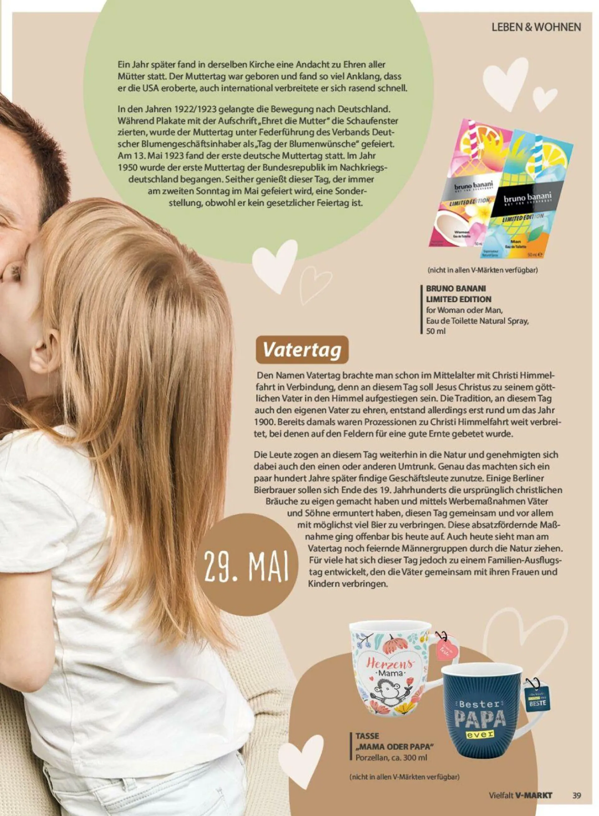 V-Markt Aktueller Prospekt von 8. Mai bis 22. Mai 2025 - Prospekt seite 39