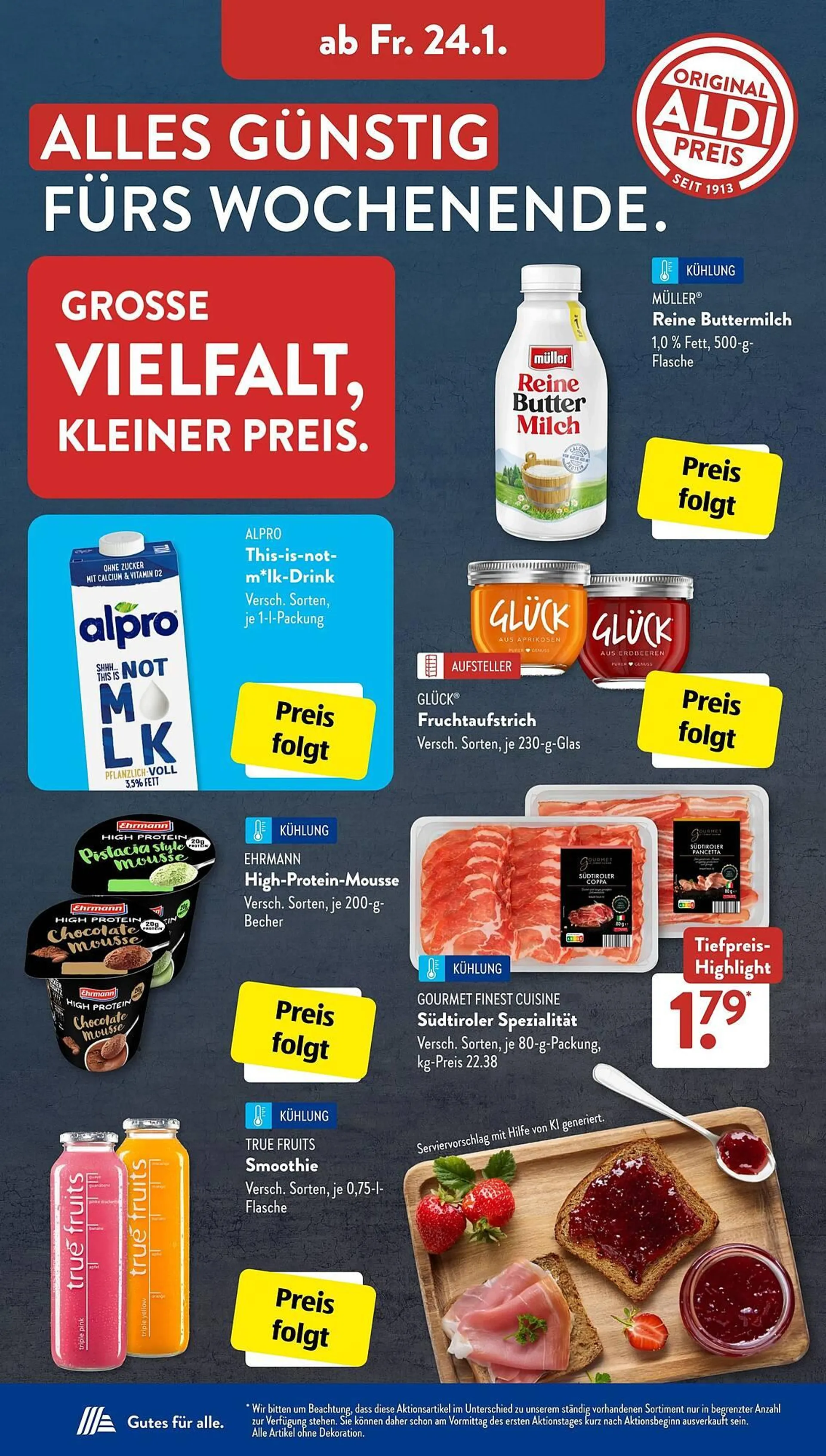 Aldi Süd Prospekt von 20. Januar bis 26. Januar 2025 - Prospekt seite 17