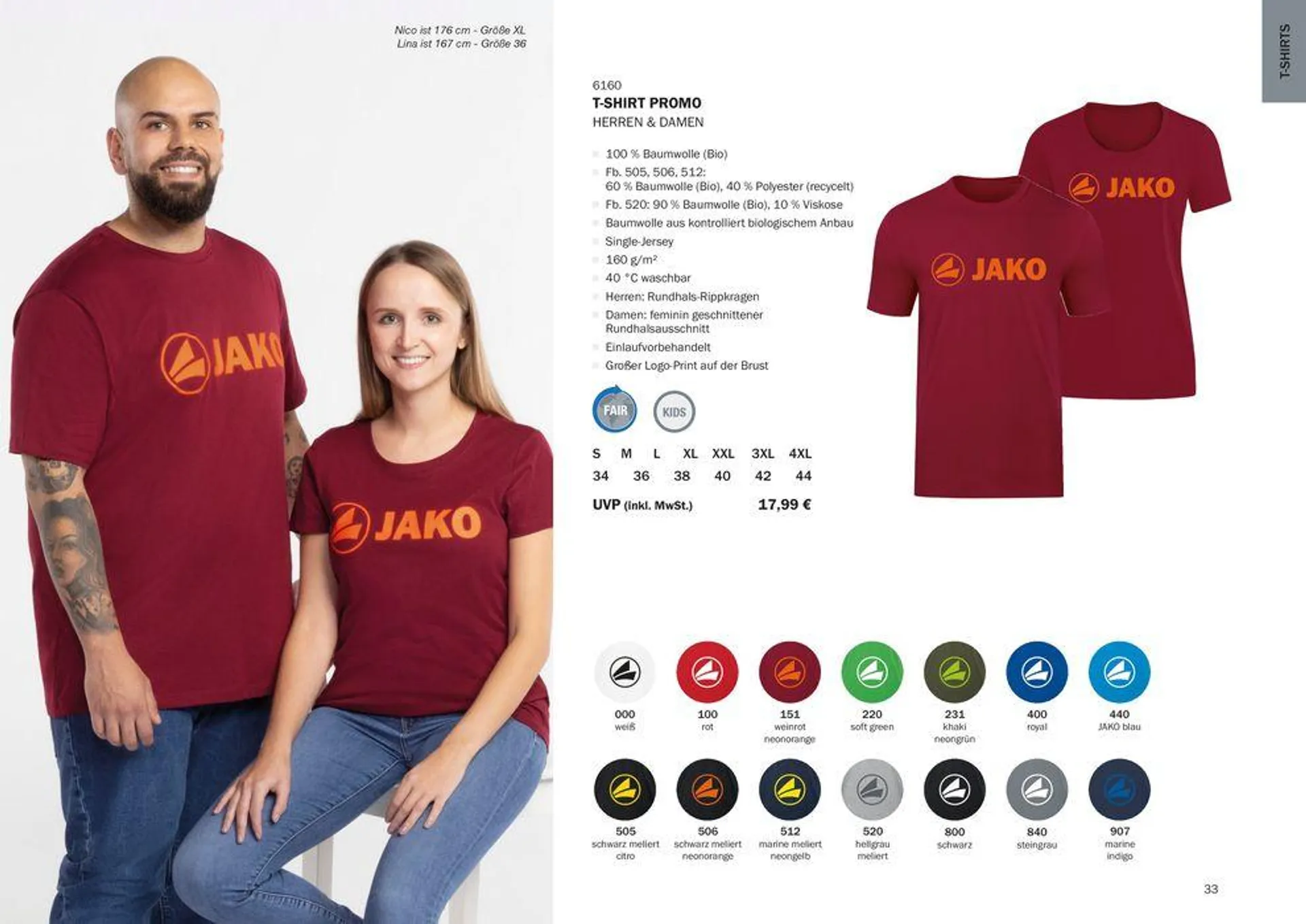 Jako Teamwear 2024 von 9. August bis 31. Dezember 2024 - Prospekt seite 35