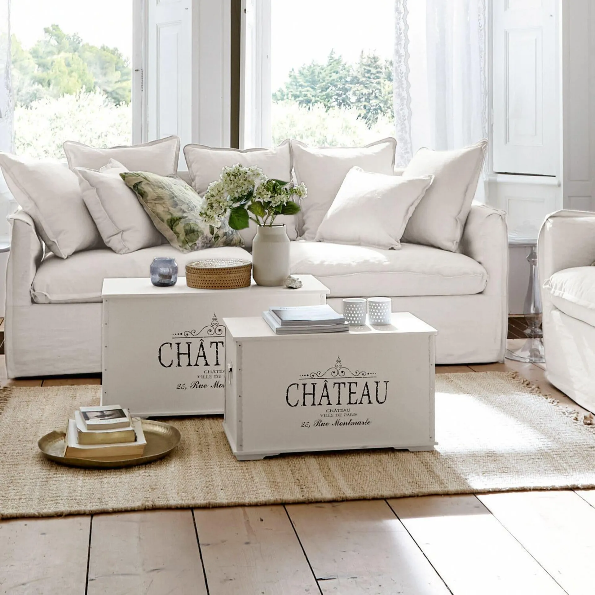 Truhe 2er Set Château