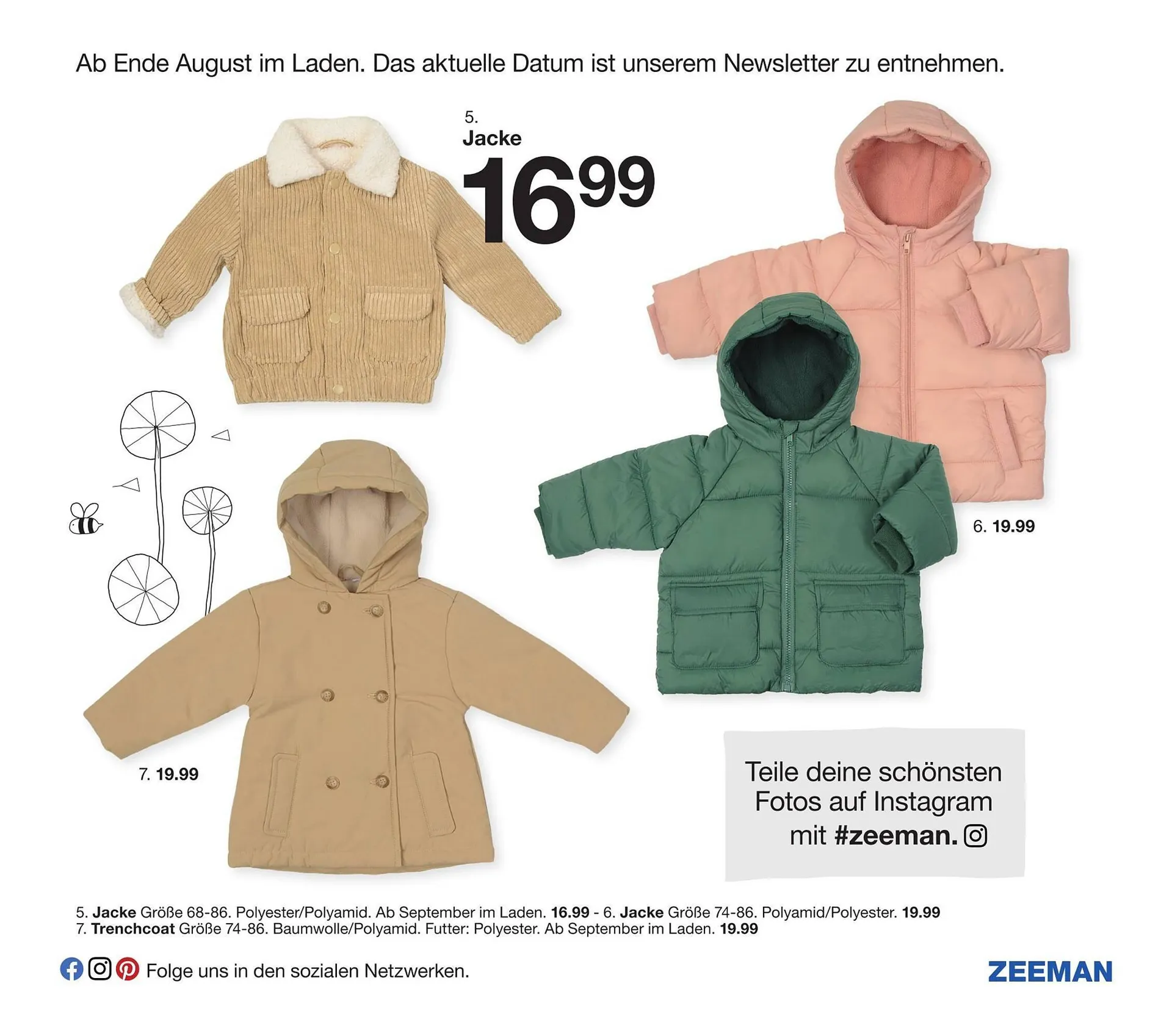 Zeeman Prospekt von 1. September bis 30. November 2024 - Prospekt seite 17