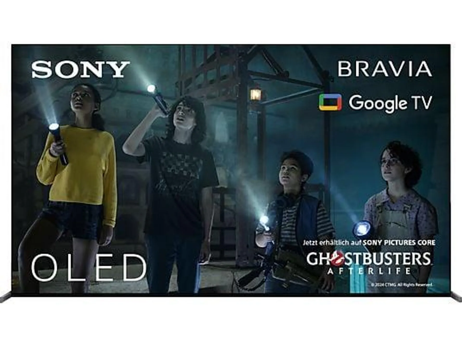 SONY BRAVIA XR-55A80L OLED TV (Flat, 55 Zoll / 139 cm, UHD 4K, SMART TV, Google TV)