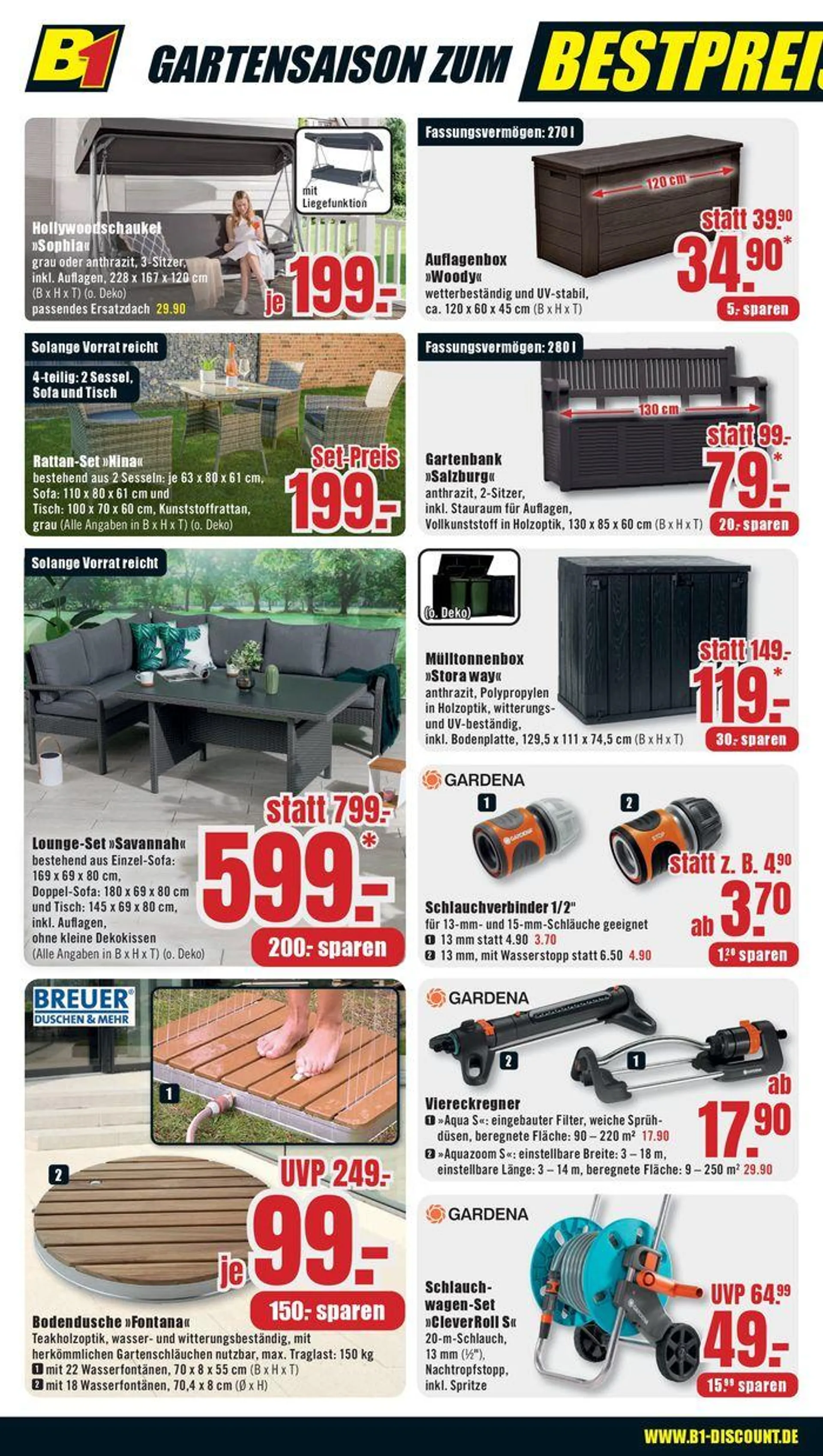 B1 Discount Baumarkt flugblatt - 2