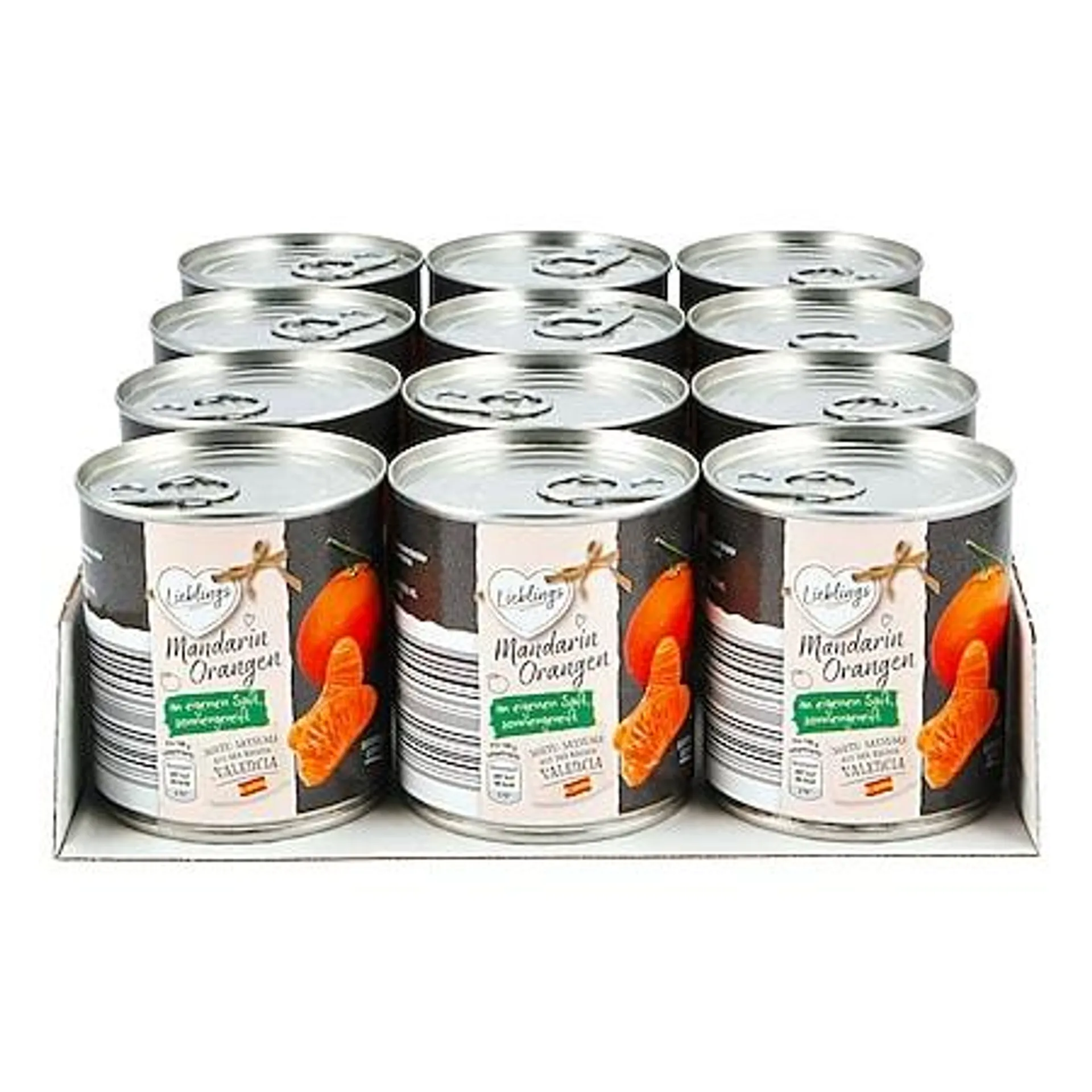 Lieblings Mandarin-Orangen in eigenem Saft 175 g Abtropfgewicht, 12er Pack