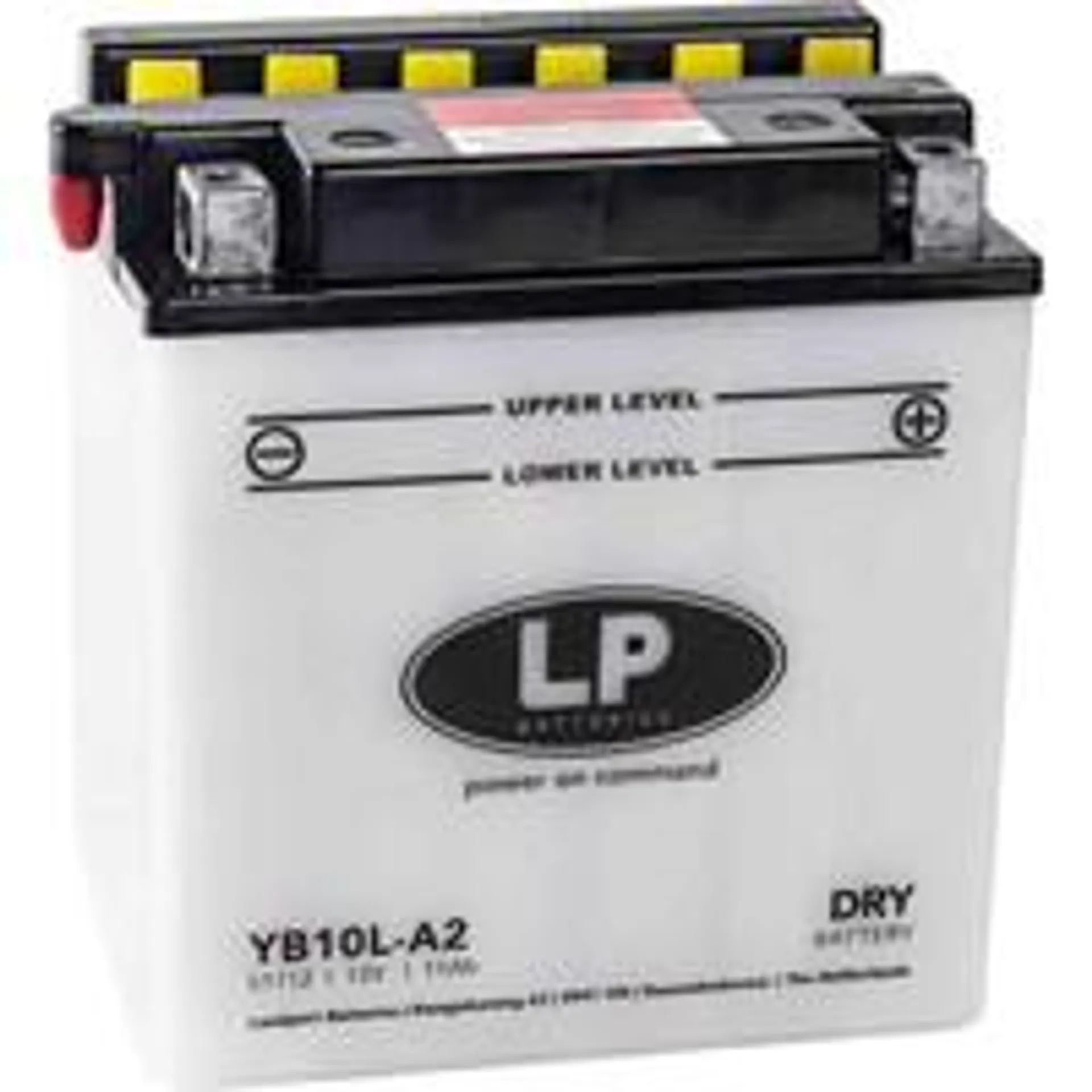 Landport YB10L-A2 Motorrad Batterie inkl. Befüllung Batteriesäure, 12V, 11Ah