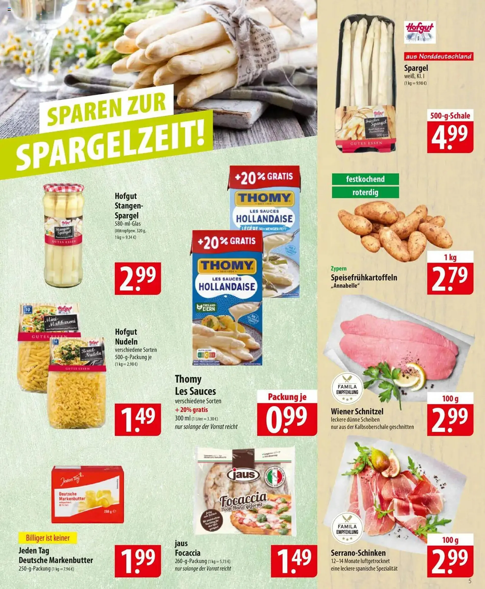 Famila Nord Ost Prospekt von 12. Mai bis 17. Mai 2025 - Prospekt seite 5