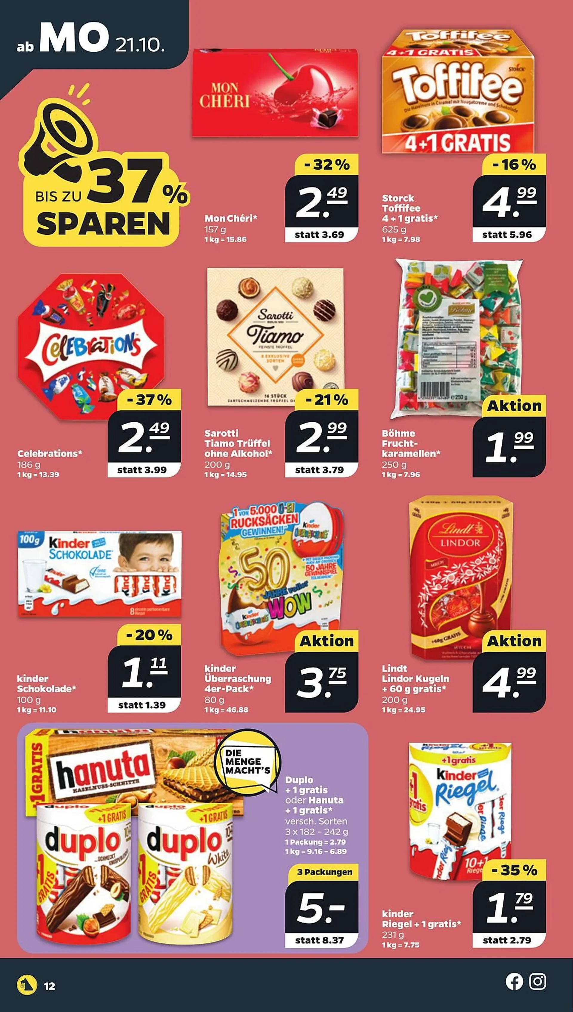 NETTO Prospekt von 21. Oktober bis 26. Oktober 2024 - Prospekt seite 12