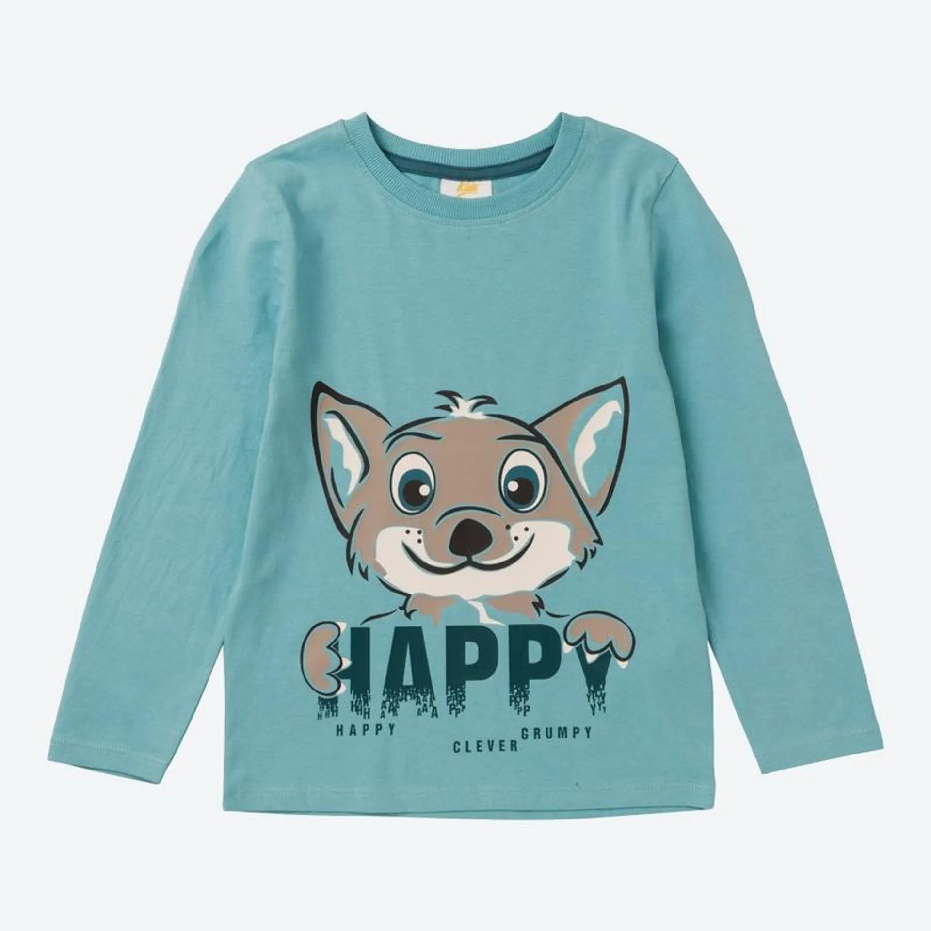 Kinder-Jungen-Shirt mit Fuchs-Motiv