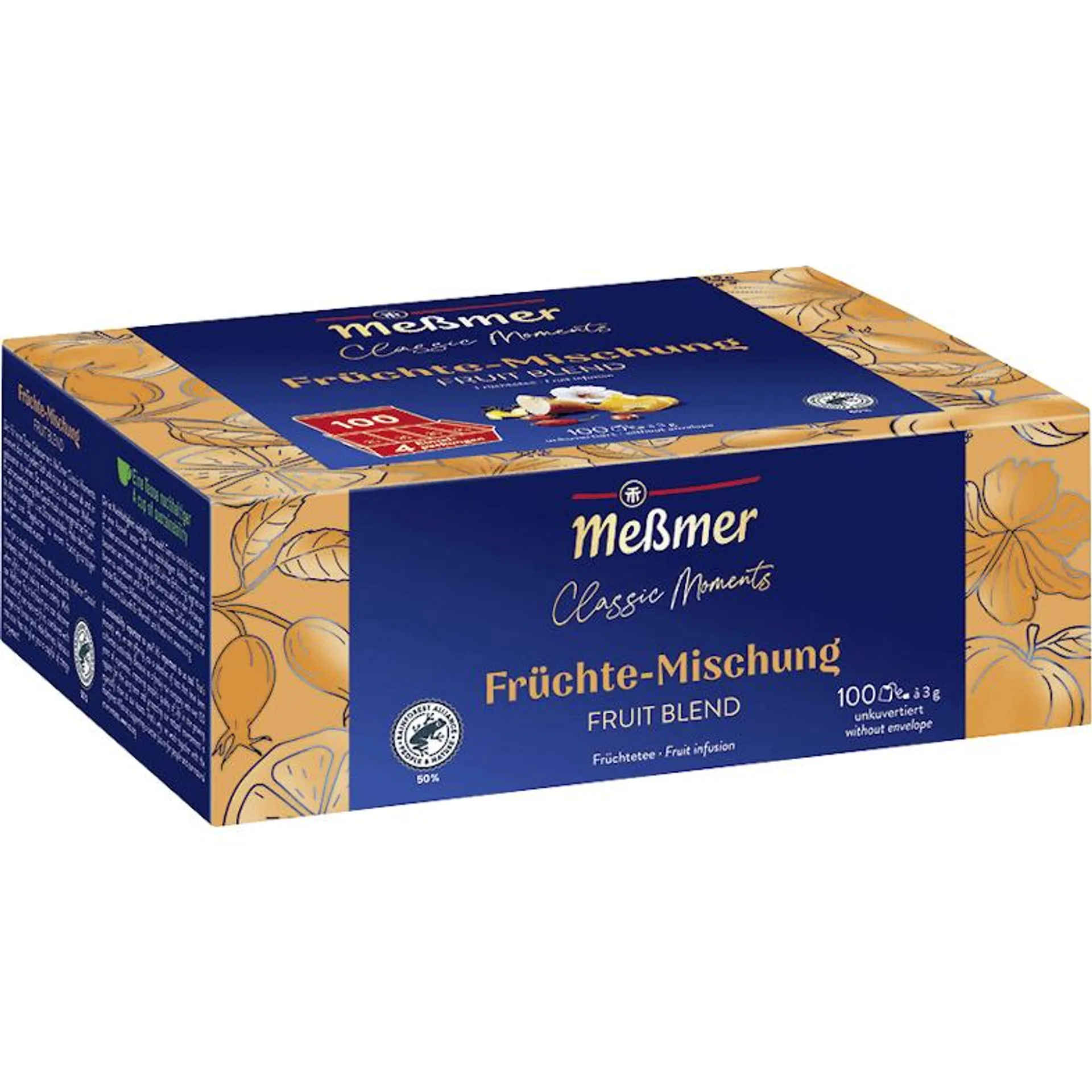 Meßmer Classic Moments Früchtetee Mischung 100 Teebeutel (300 g)