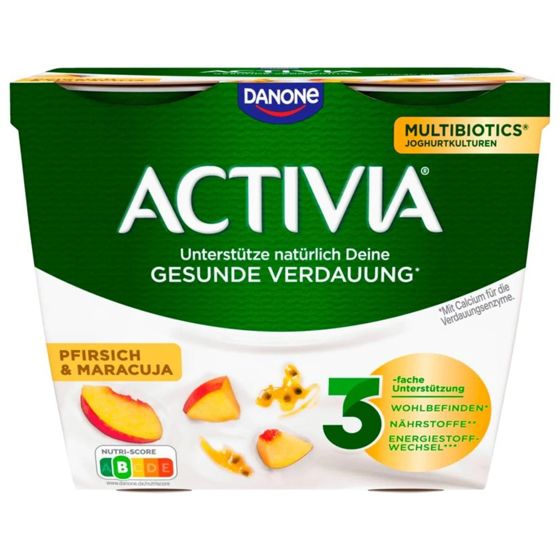 Danone Activia Pfirsich-Maracuja 4x115g