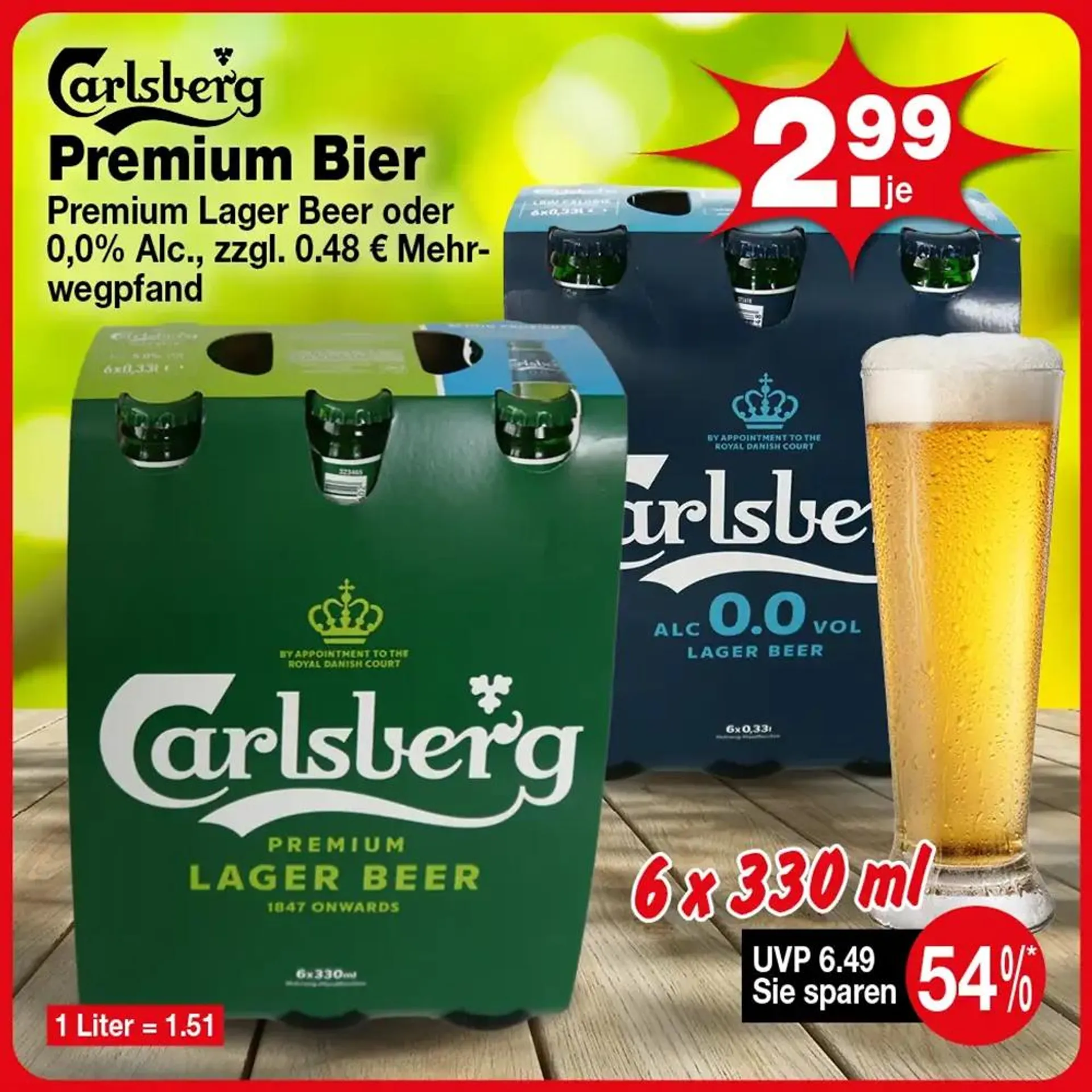 Carlsberg Premium Bier