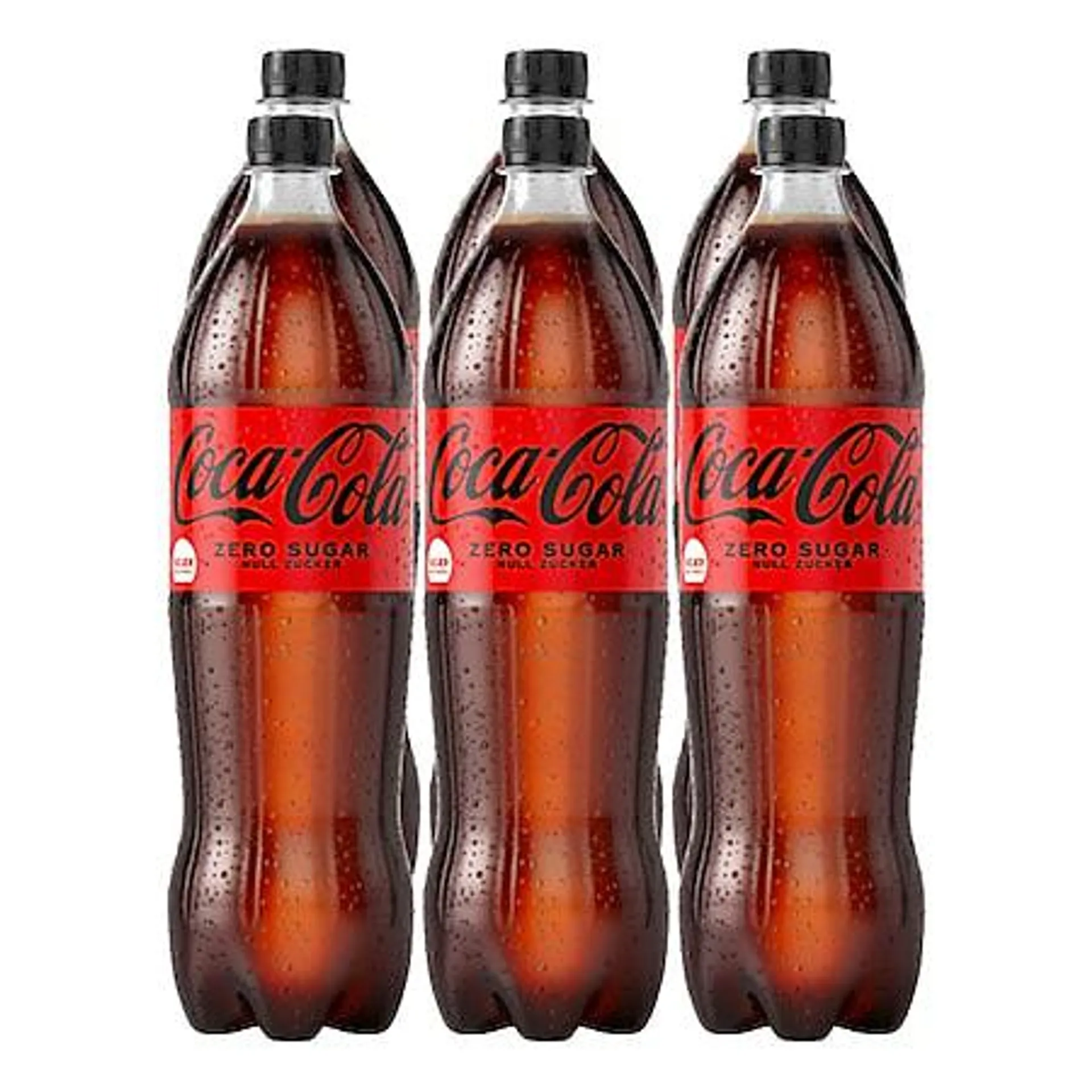 Coca-Cola Zero 1,25 Liter, 6er Pack