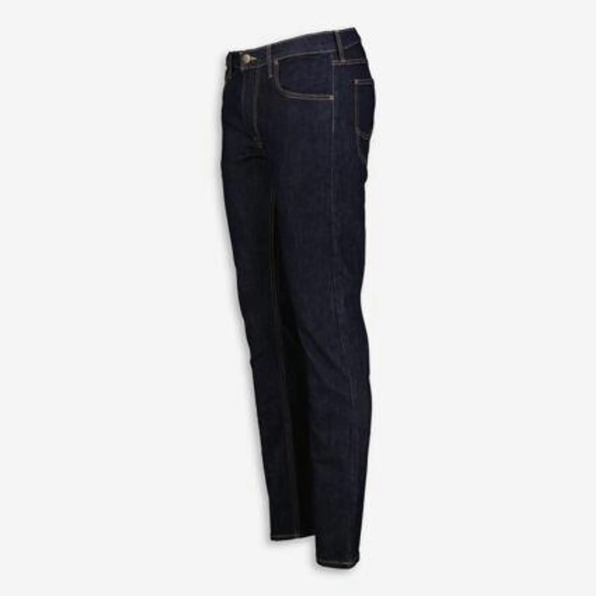 Dunkelblaue Slim Tapered Jeans