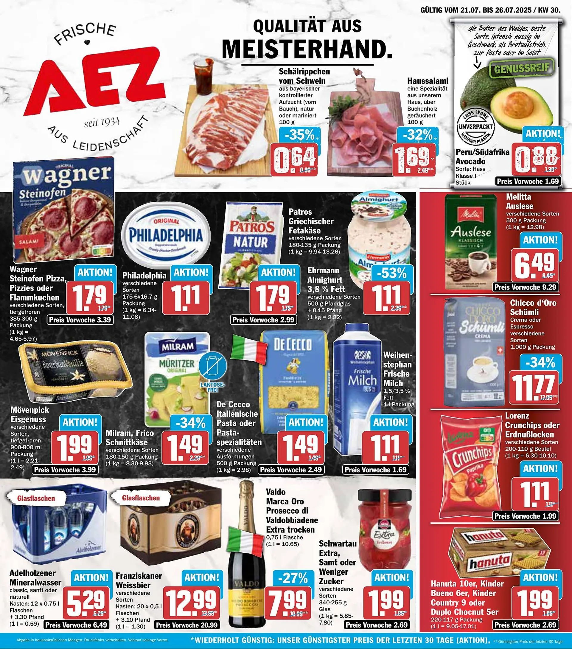 AEZ Prospekt von 21. Juli bis 27. Juli 2025 - Prospekt seite 1