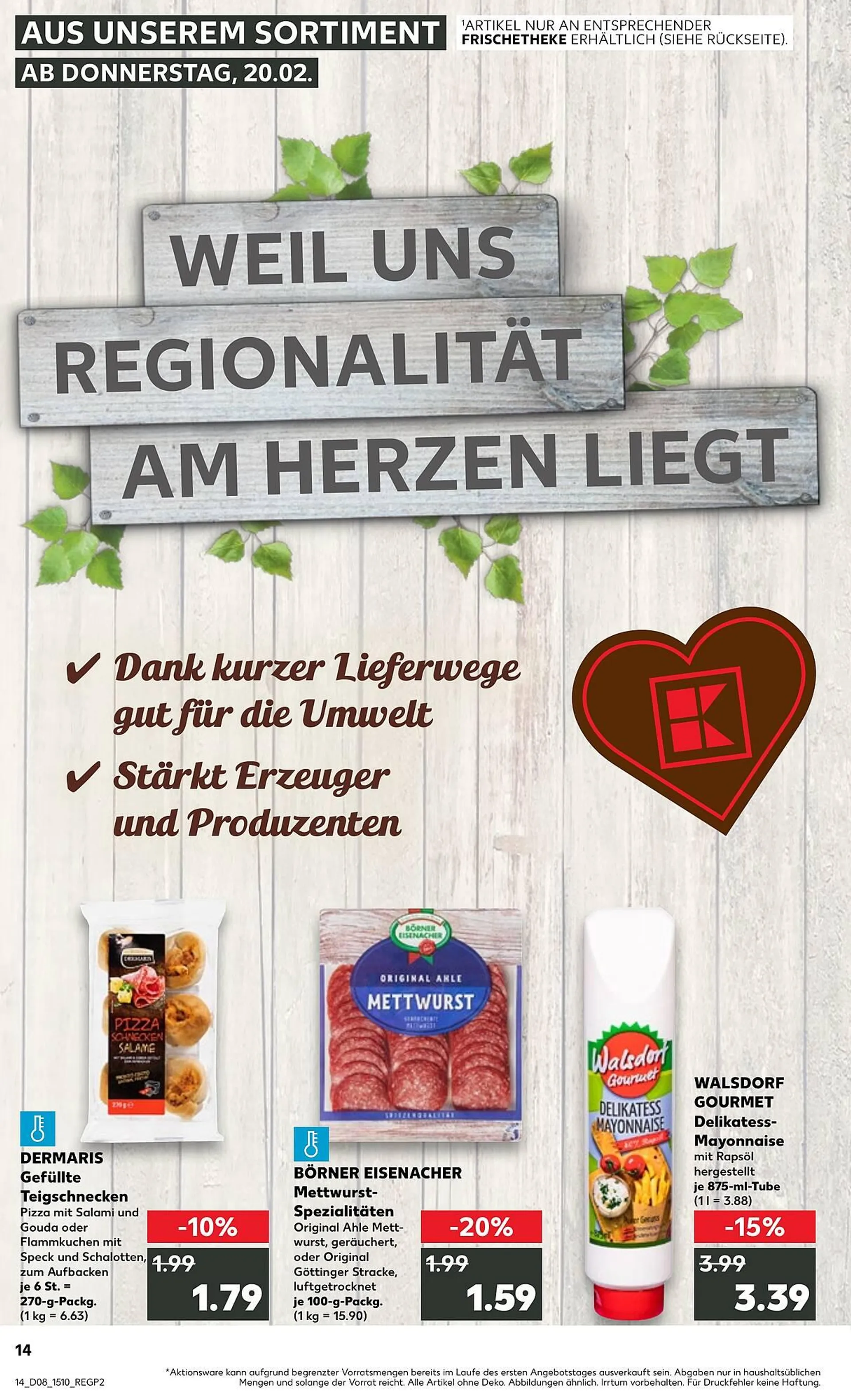 Kaufland Prospekt von 20. Februar bis 26. Februar 2025 - Prospekt seite 14