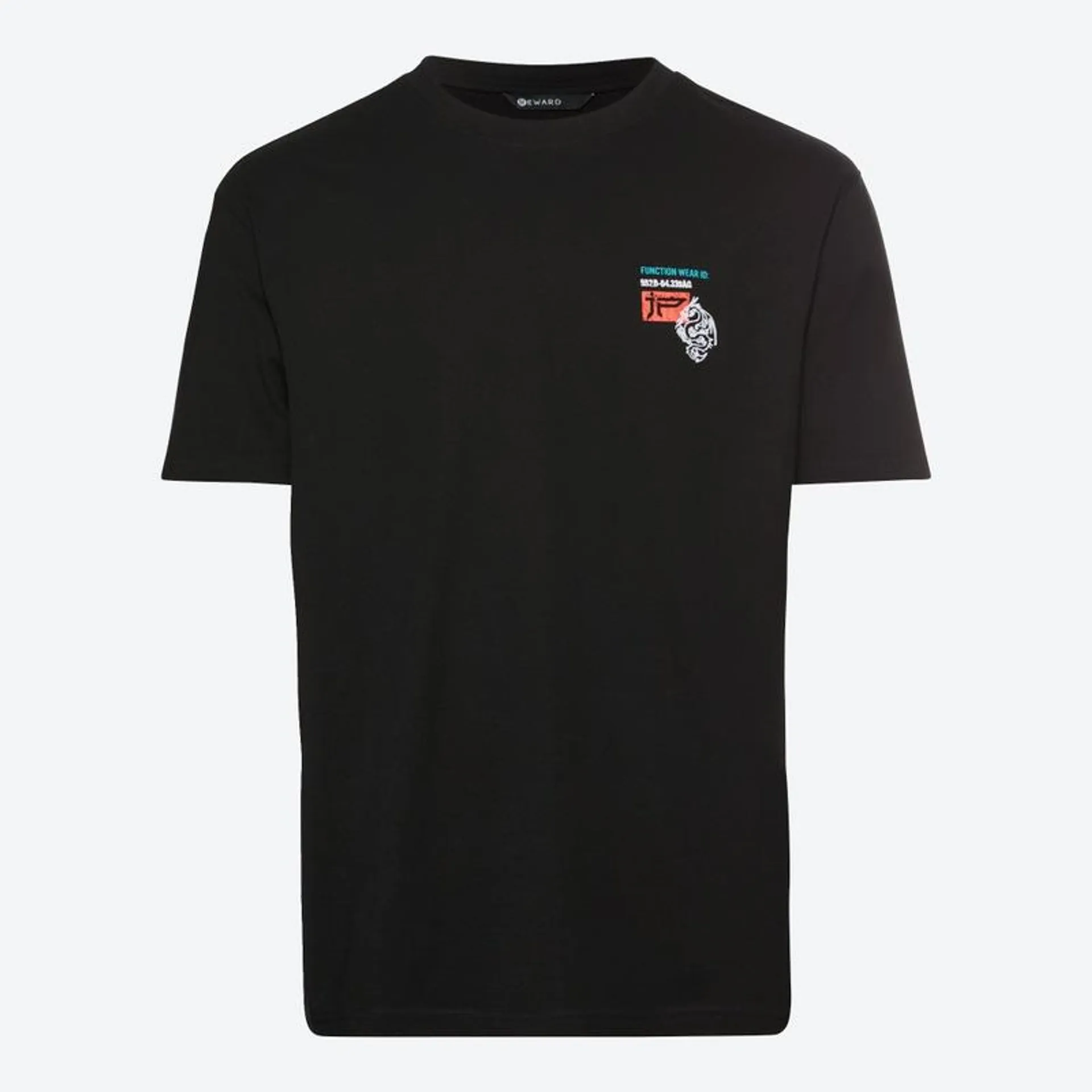 Herren-T-Shirt mit platziertem Aufdruck