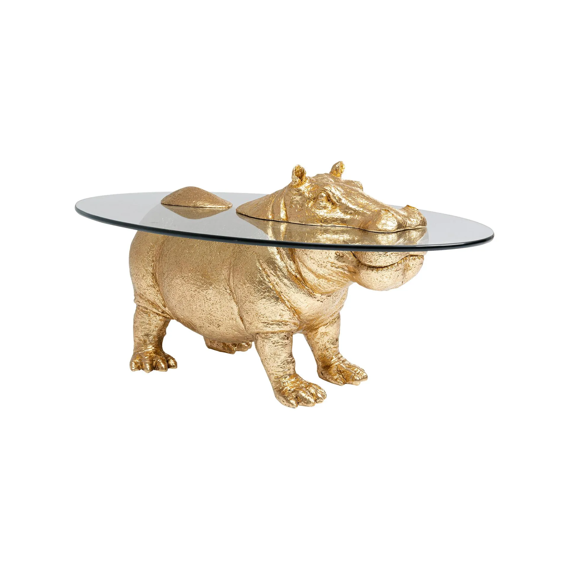 Kare Couchtisch Hippo Gold