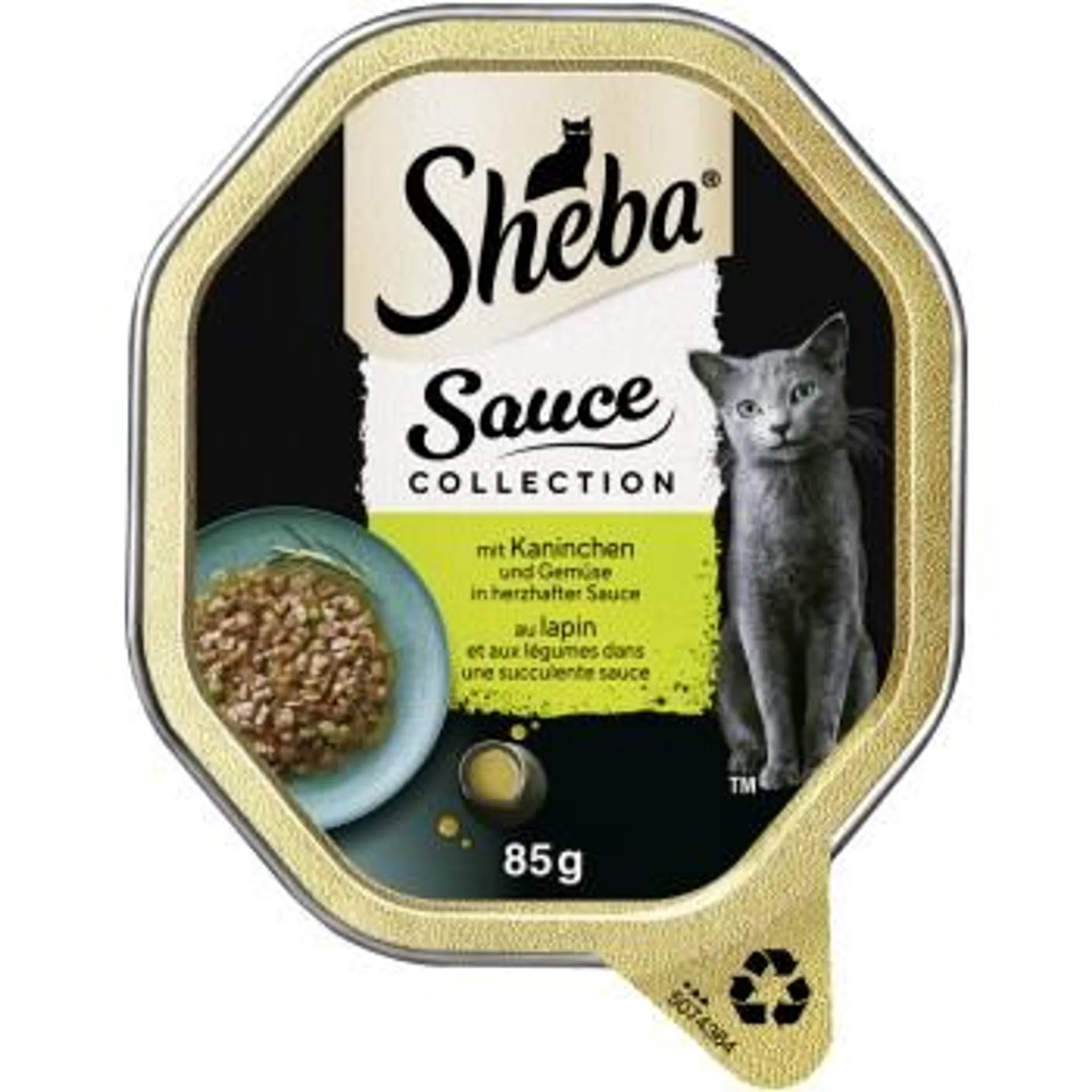 Sheba Sauce Collection 22 x 85 g mit Kaninchen & Gemüse, Ragout / in Sauce