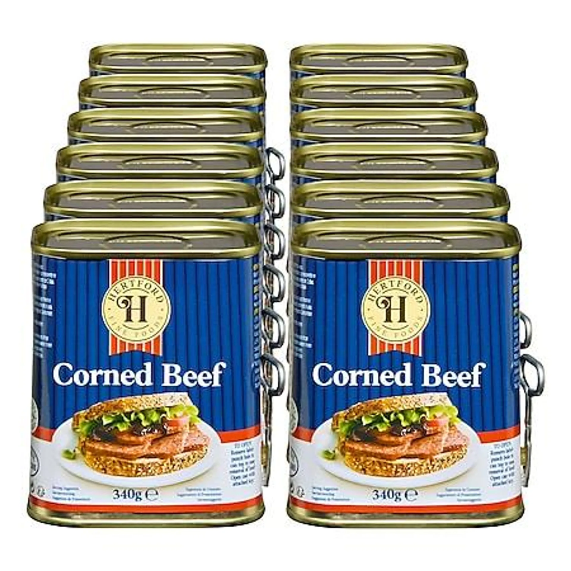 Hertford Corned Beef 340 g, 12er Pack