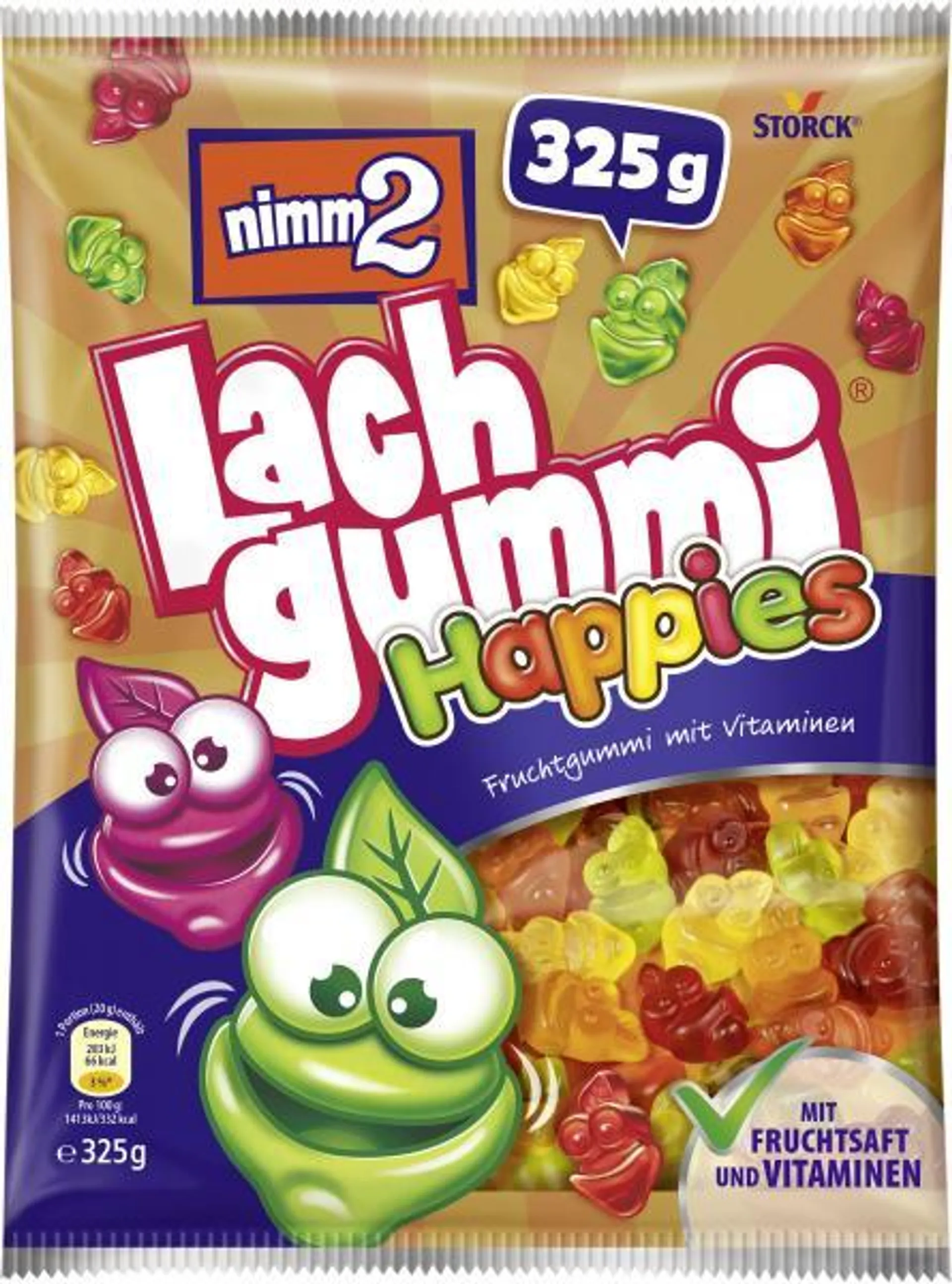 Nimm 2 Lachgummi Happies 325 g