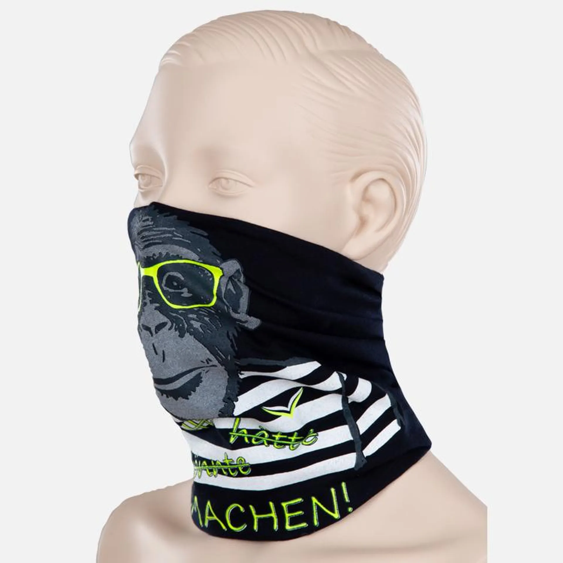 Loop Schal Mund-Nasen-Bedeckung (3er-Pack) mit Motiv Navy