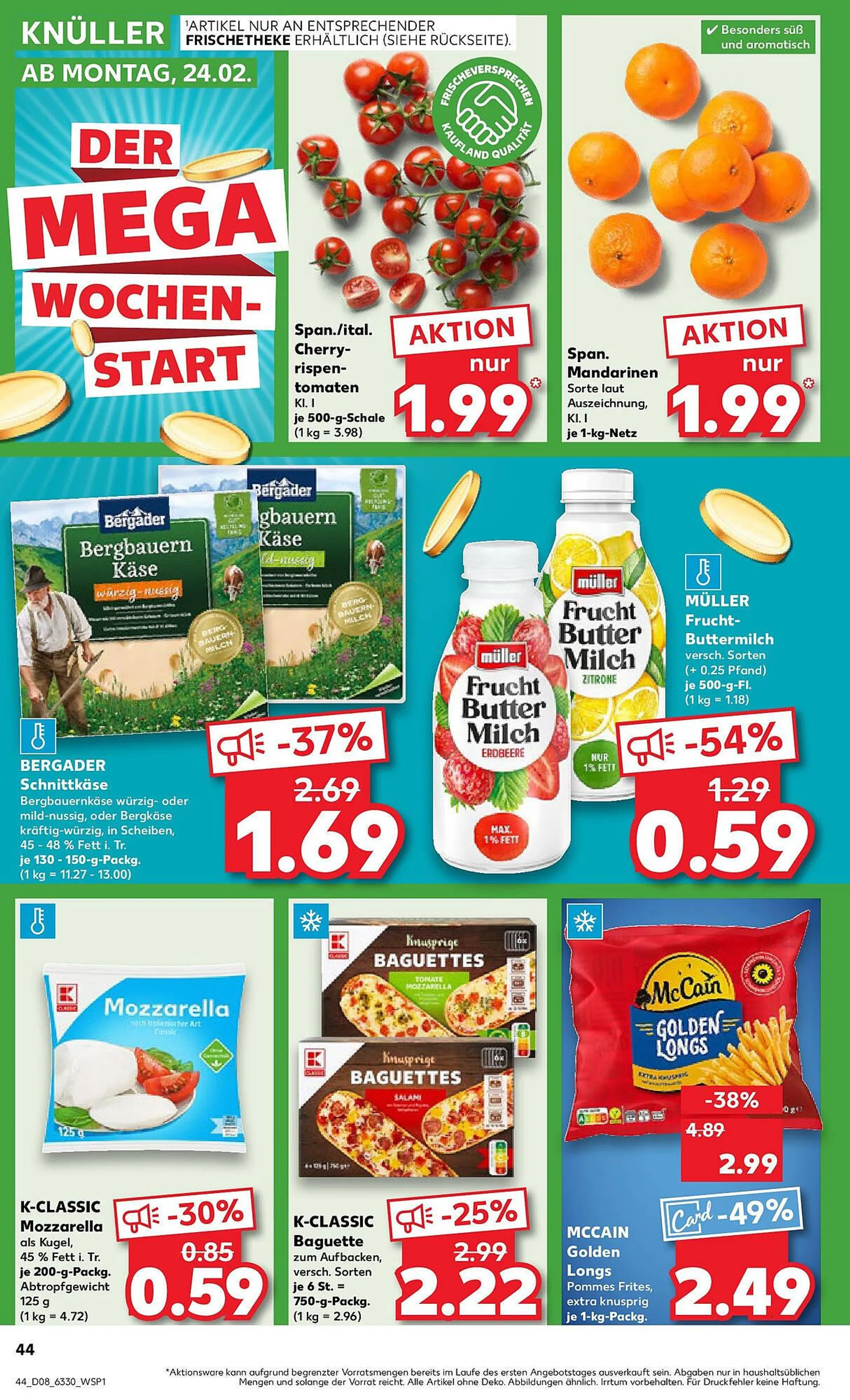 Kaufland Prospekt von 23. Februar bis 26. Februar 2025 - Prospekt seite 1