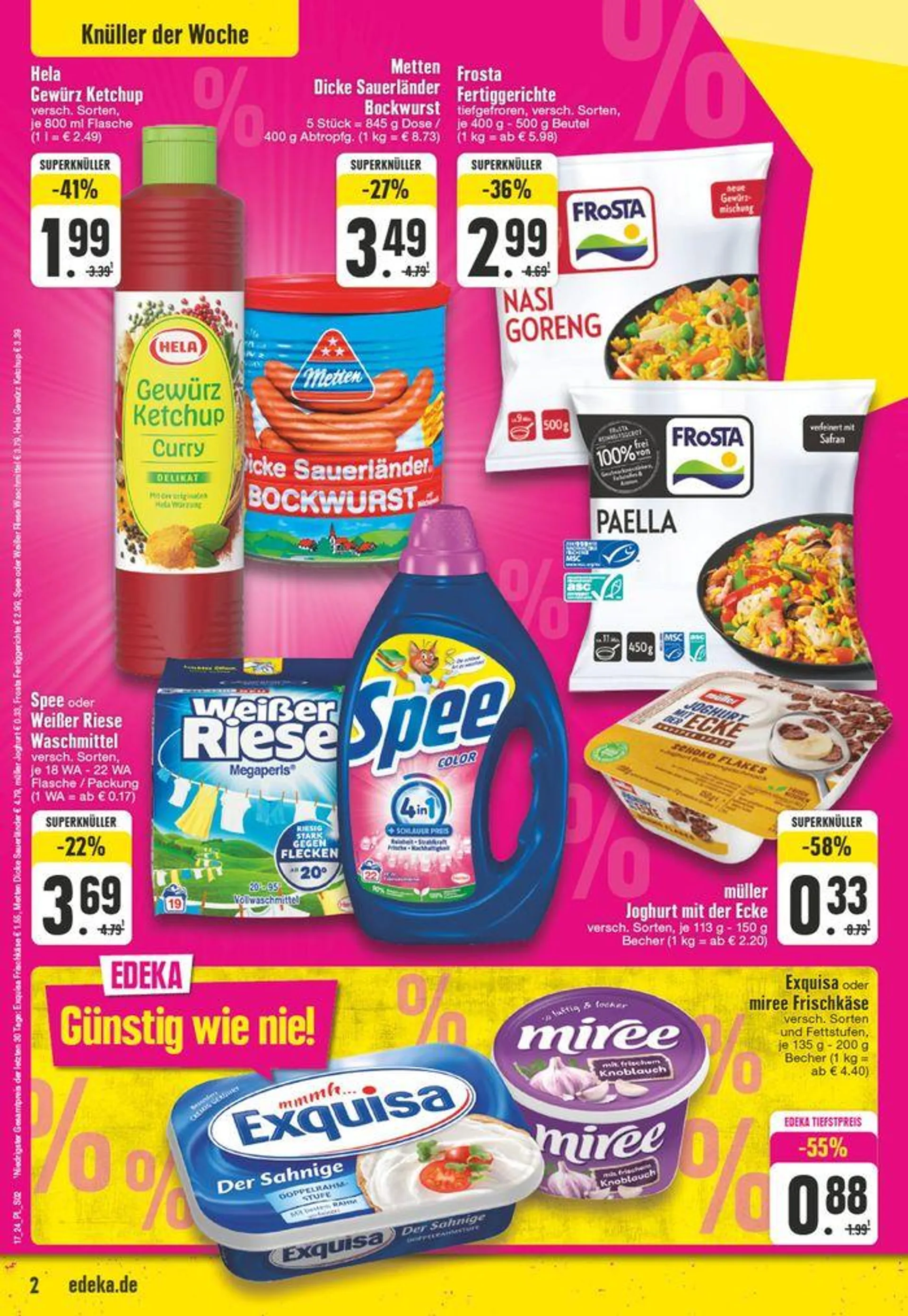 Edeka flugblatt von 21. April bis 27. April 2024 - Prospekt seite 2