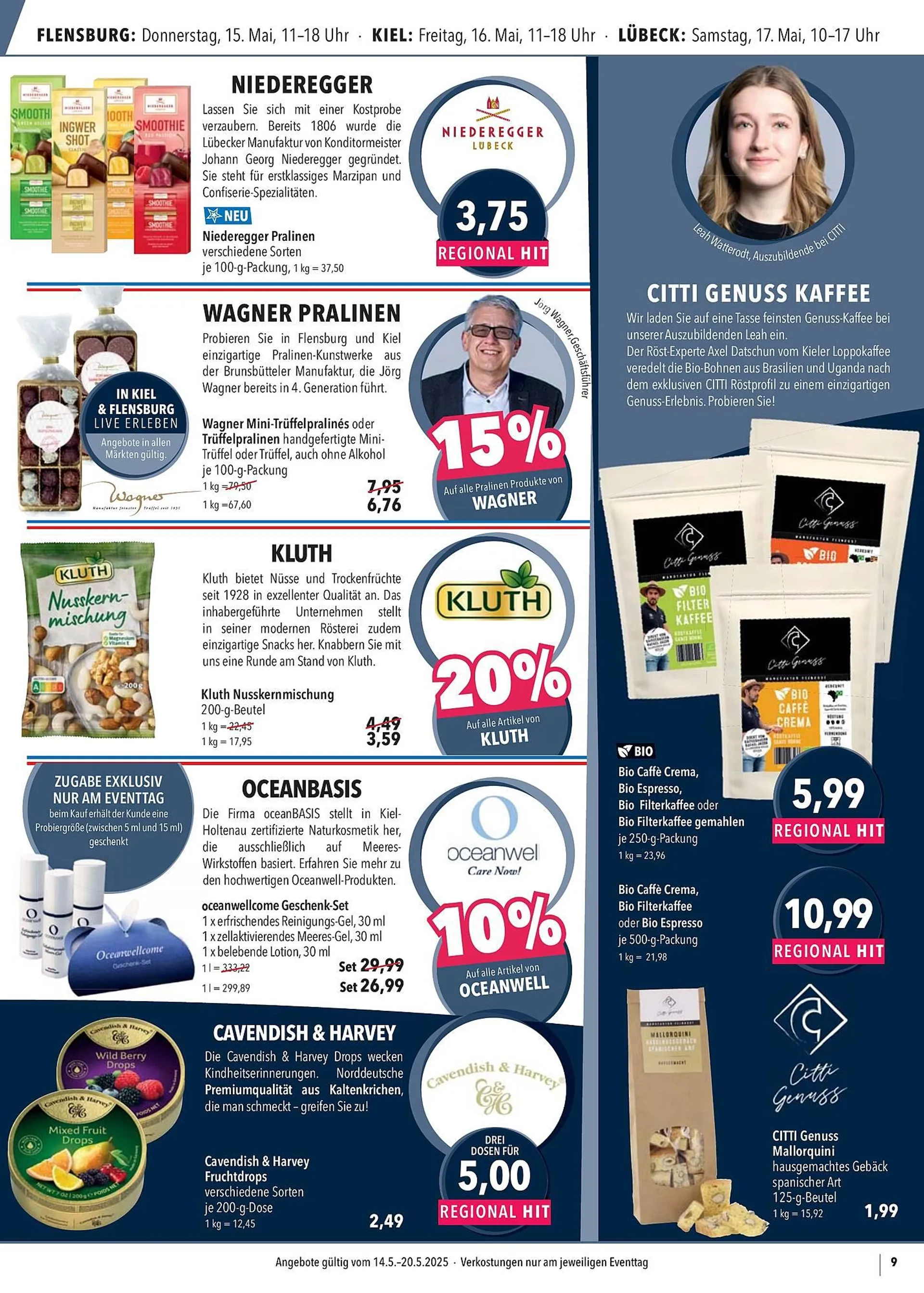 CITTI Markt Prospekt von 14. Mai bis 20. Mai 2025 - Prospekt seite 9
