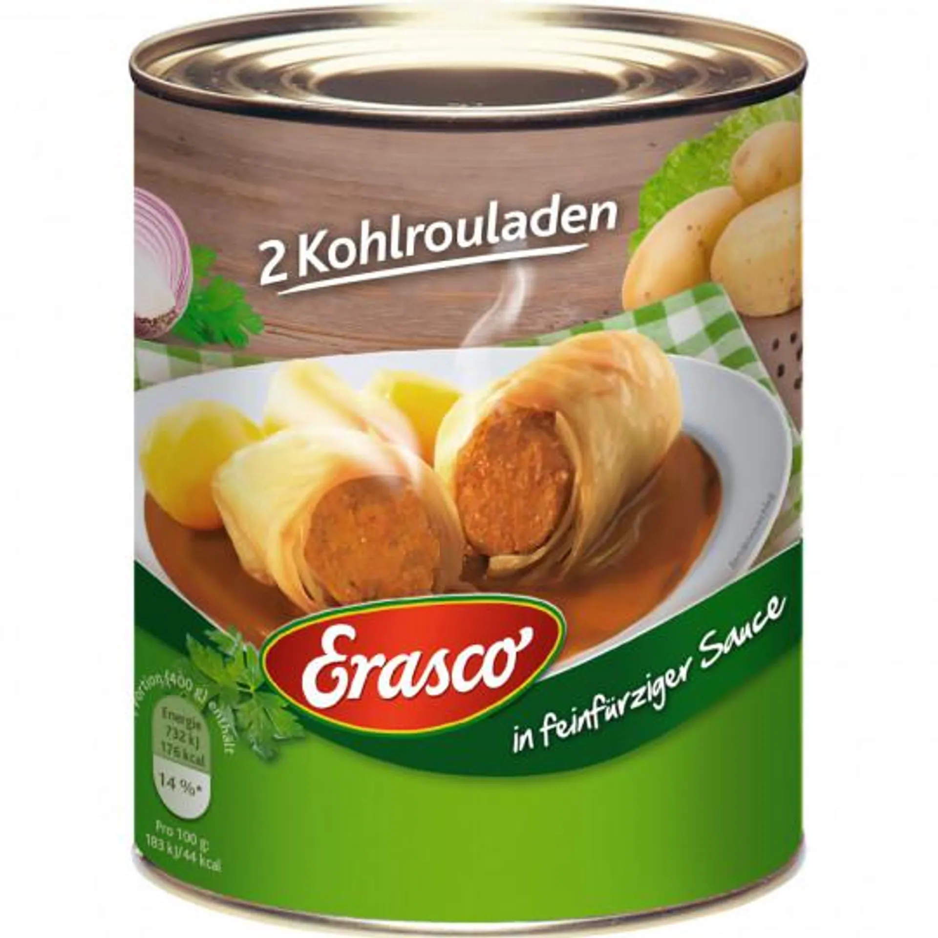 Erasco 2 Kohlrouladen 800G