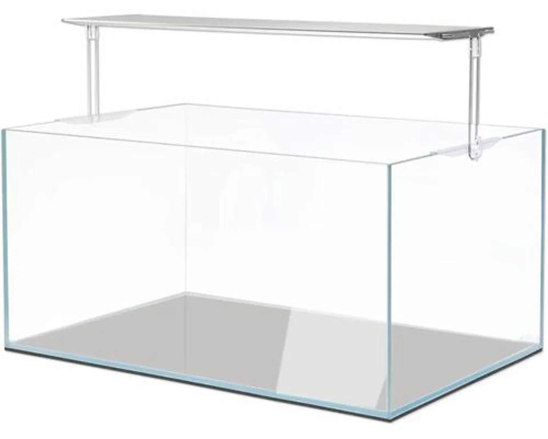 Aquarium AQUAEL UltraScape 90 mit LED Beleuchtung Ultra Slim 90, ca. 243 l, ca. 90 x 60 x 45 cm, OPTI-Glas, Weißglas, ohne Unterschrank